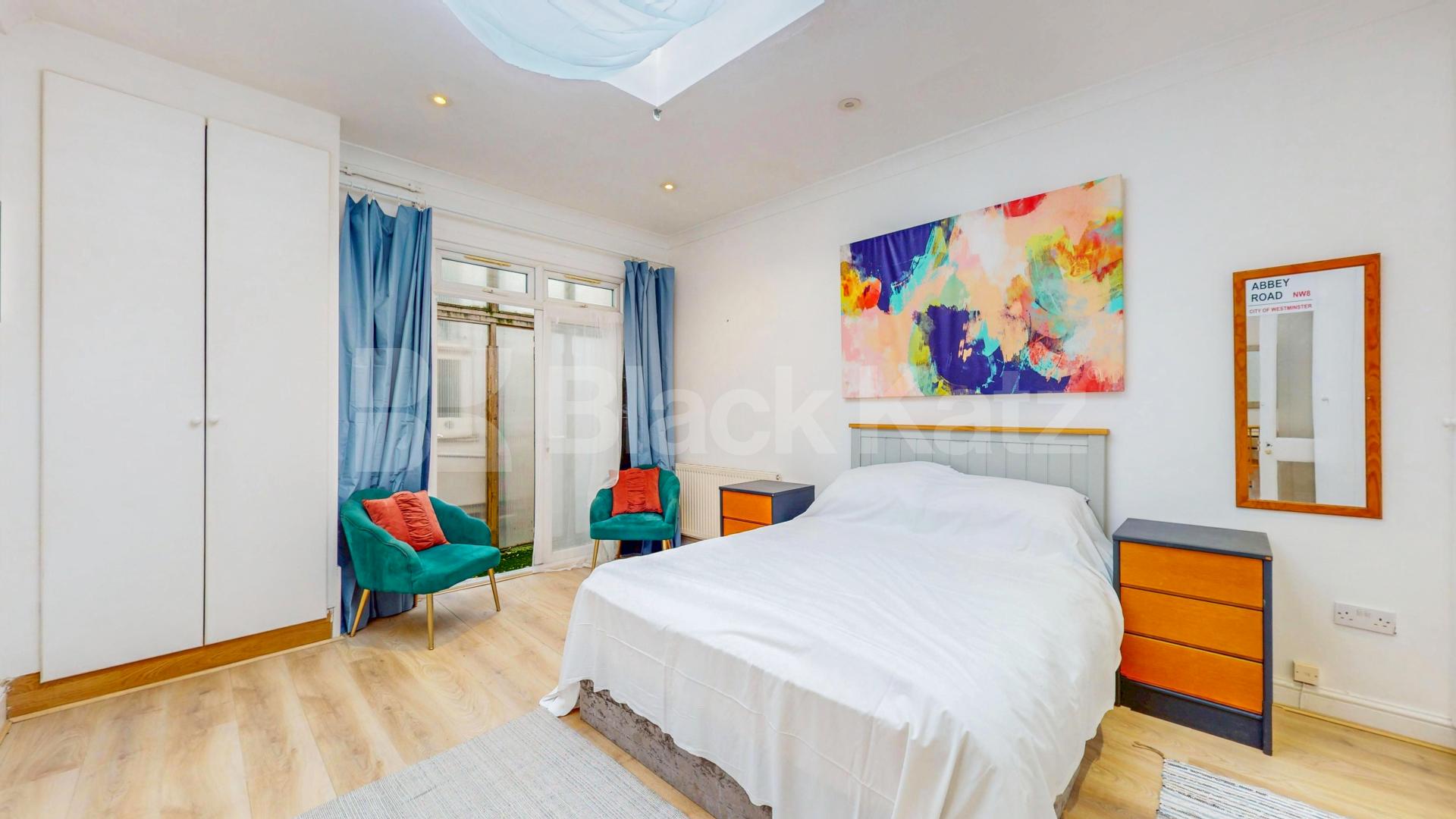 Nestled within a peaceful South Hampstead mews, this three-bedroom freehold home Hermit Place, London, NW6,  London