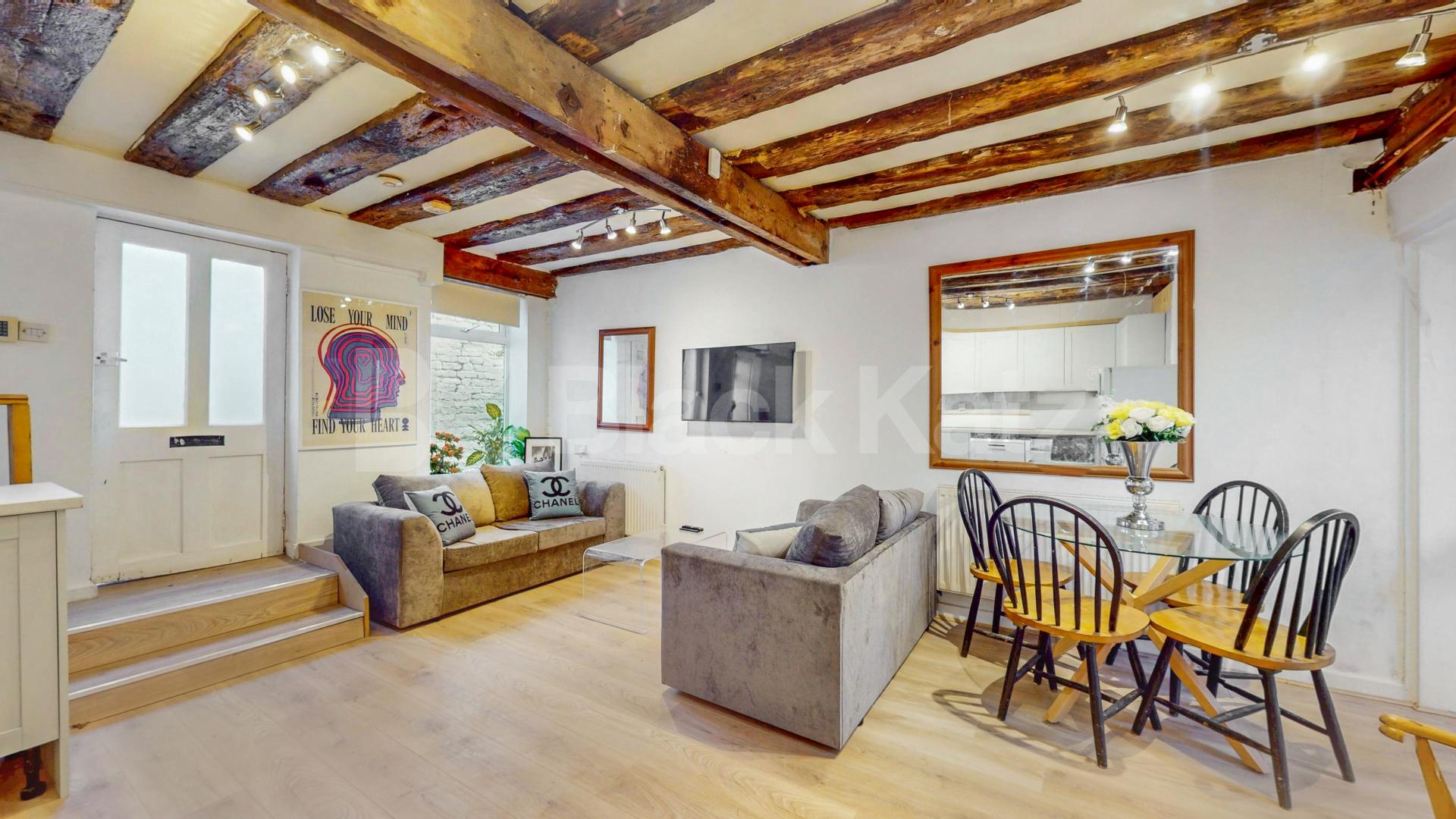 Nestled within a peaceful South Hampstead mews, this three-bedroom freehold home Hermit Place, London, NW6,  London