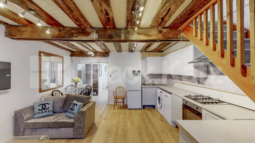 Nestled within a peaceful South Hampstead mews, this three-bedroom freehold home Hermit Place, London, NW6,  London