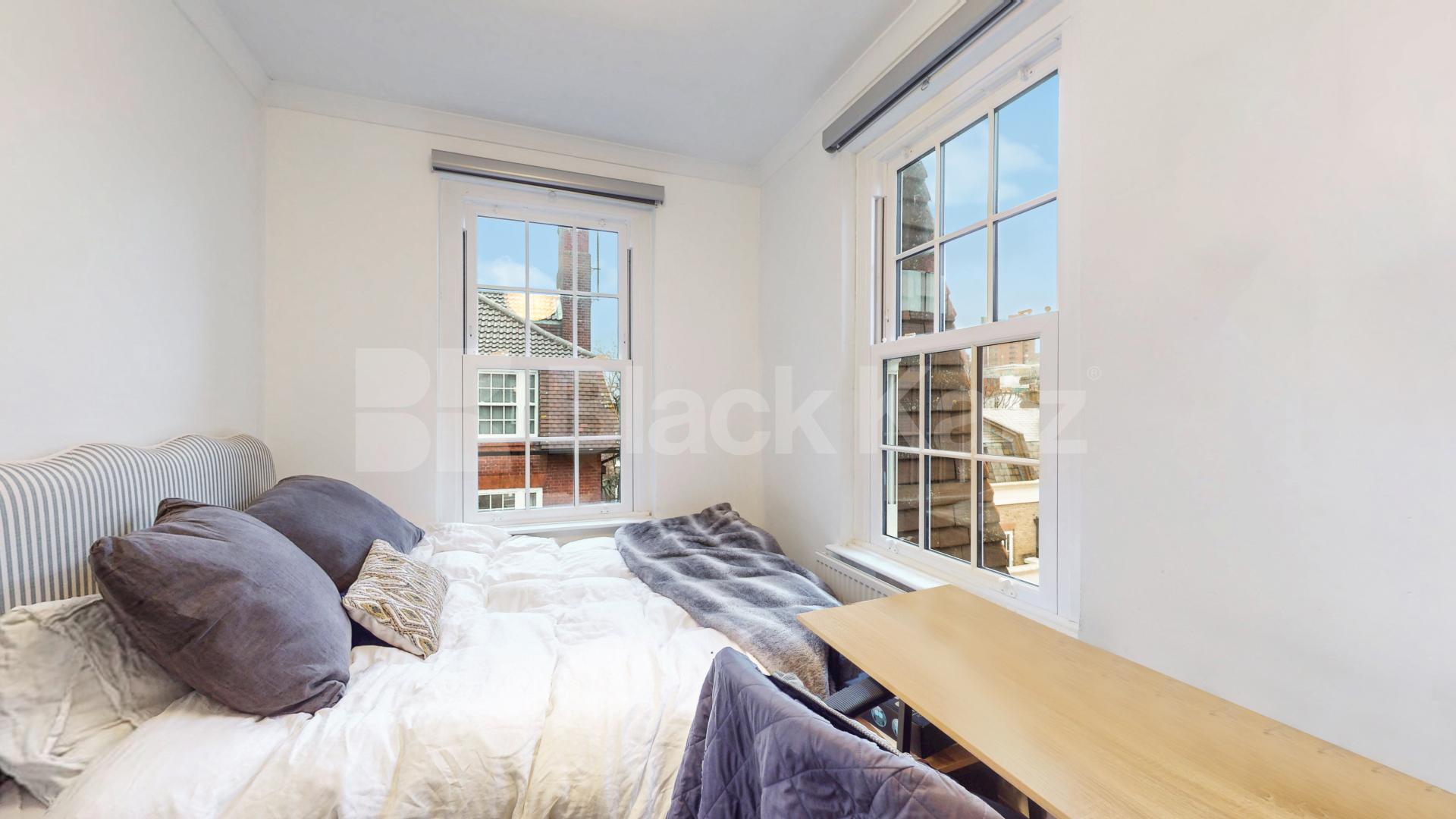 A well-presented three-bedroom apartment for sale in Hortensia House, Hortensia  Hortensia road, Chelsea, SW10,  Hortensia House Hortensia Road