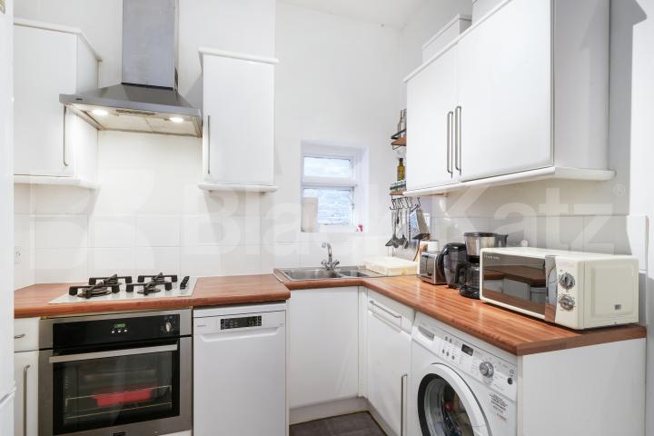 A charming and well-presented two-bedroom split-level period conversion, ideally Streatley Road, London, NW6,  London