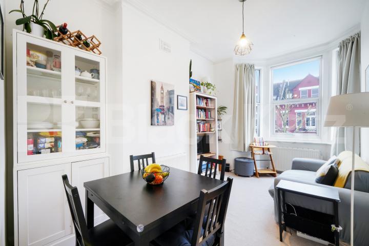 A charming and well-presented two-bedroom split-level period conversion, ideally Streatley Road, London, NW6,  London