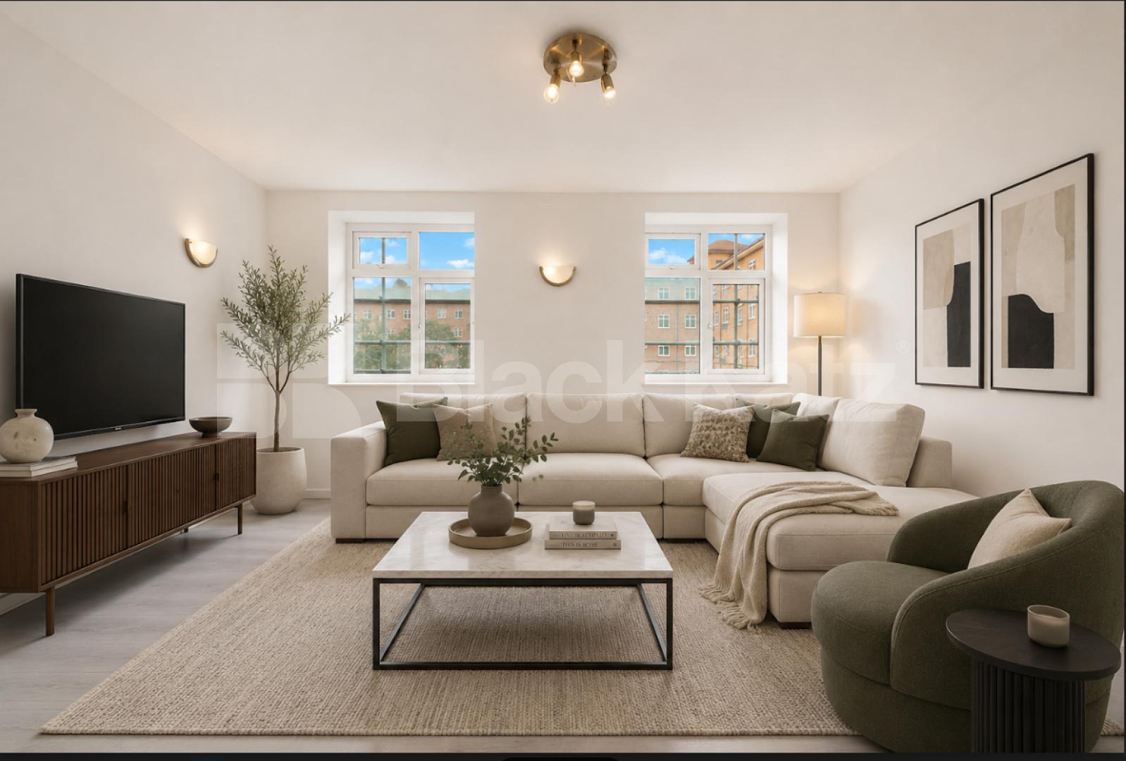 Bright and airy two bedroom flat is stylish block close two amenities Sudbury Court, Allan Edwards Drive, Stockwell / Nine Elms