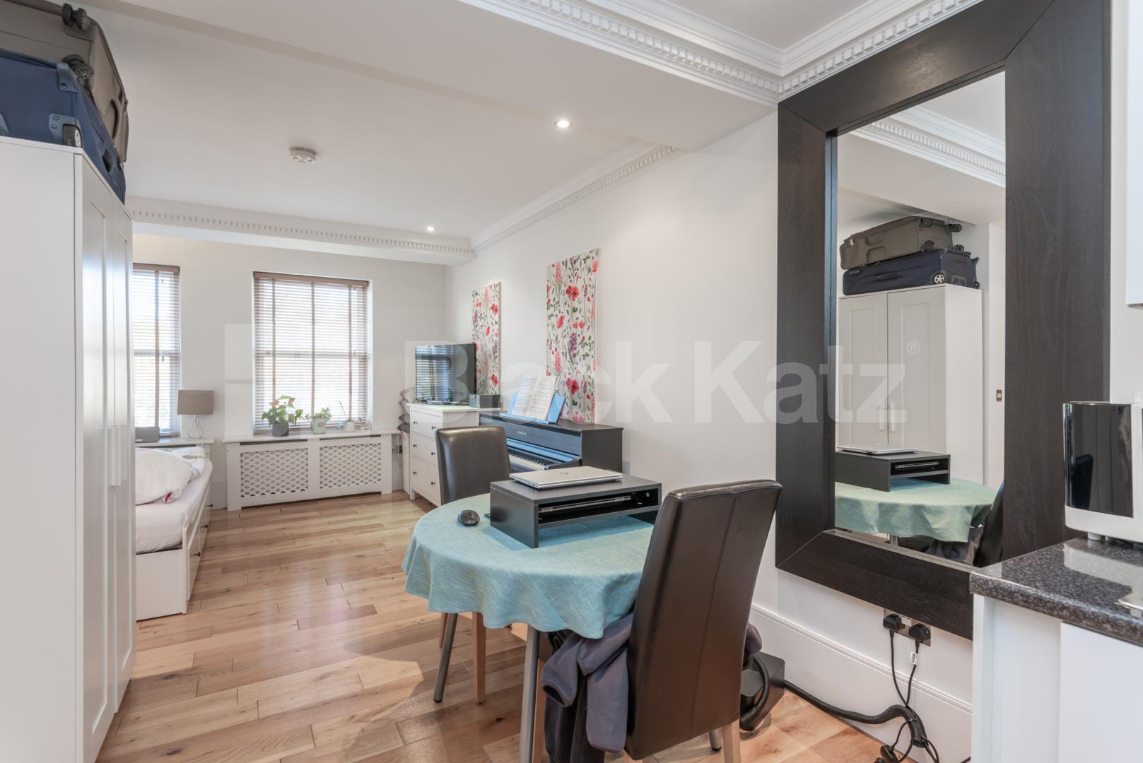 Spacious studio recently refurbished to a modern standard  Fitzjohns Avenue, Swiss Cottage