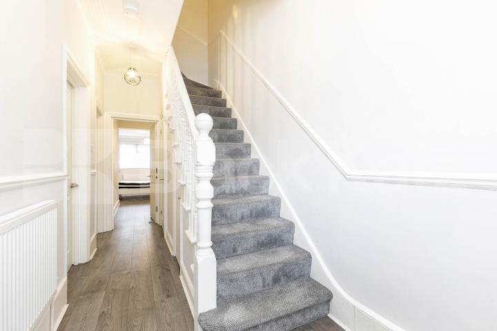 We are delighted to present this exceptional five-bedroom house, ideally positioned on a charming tree-lined residential street in the heart of Dollis Hill Burnley Road, London, NW10,  London