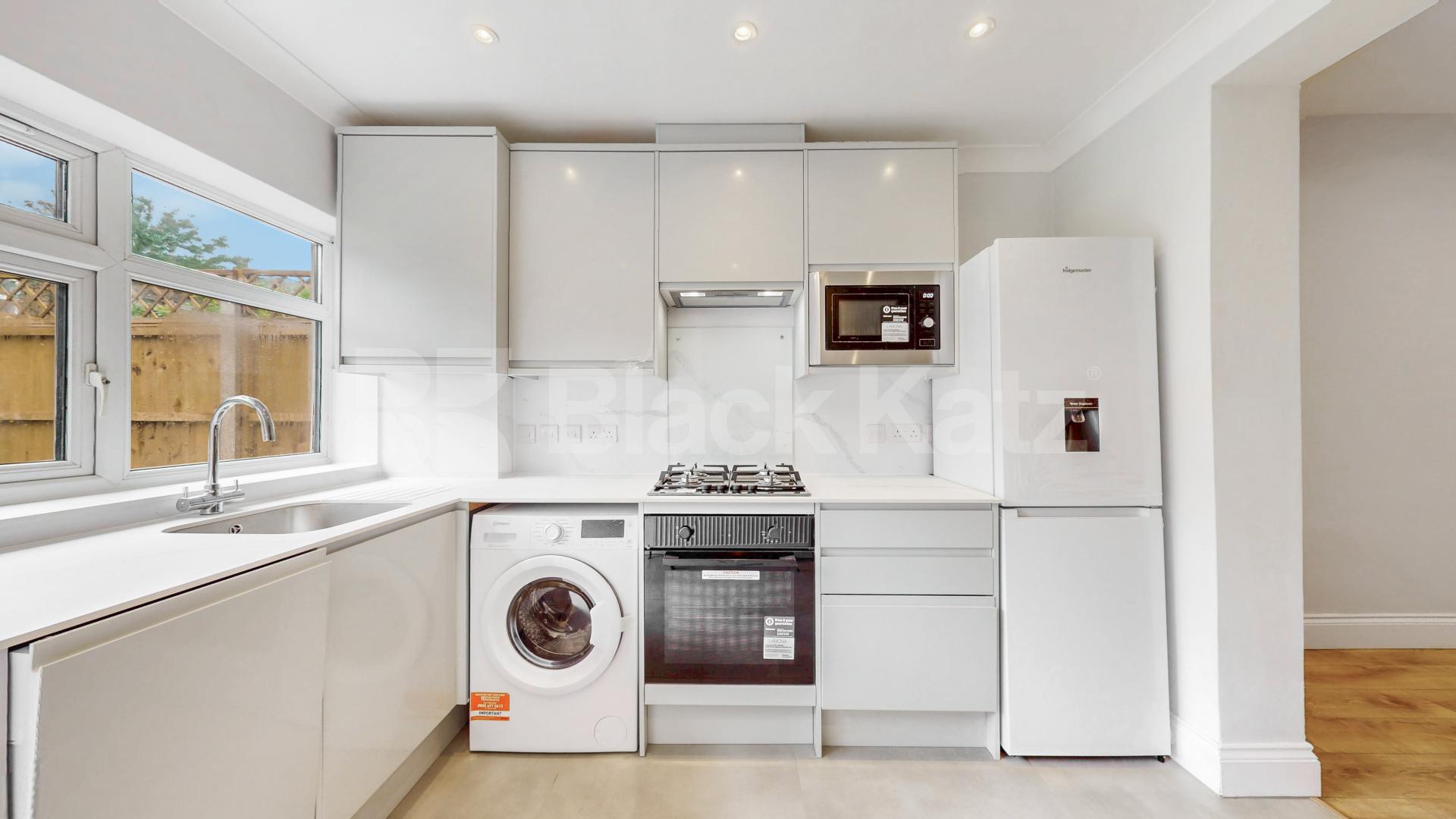 A beautifully renovated house available now, offered furnished or unfurnished to suit your requirements.This spacious property features a bright and modern open-plan reception area, creating an ideal space for both relaxing and entertaining Geary Road, London, NW10,  London
