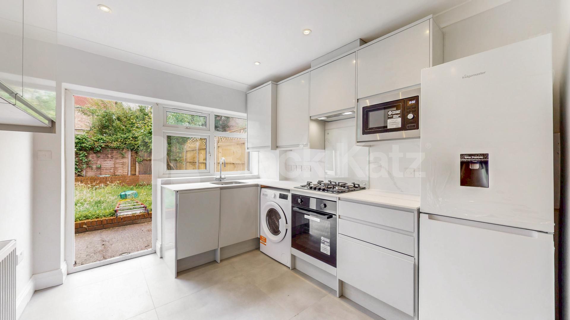 A beautifully renovated house available now, offered furnished or unfurnished to suit your requirements.This spacious property features a bright and modern open-plan reception area, creating an ideal space for both relaxing and entertaining Geary Road, London, NW10,  London