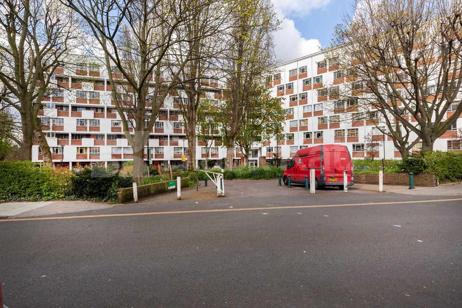 Spacious two bedroom flat set in an iconic post war ex local landmark building Cruikshank Street, Kings Cross / Angel