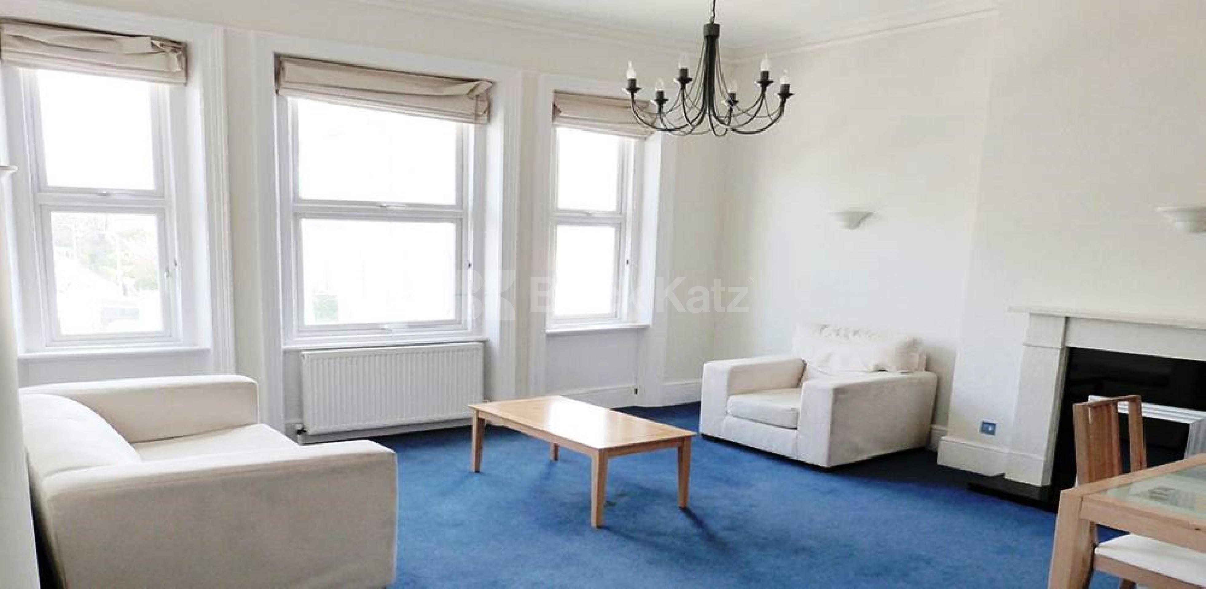 			NEW INSTRUCTION!, 2 Bedroom, 1 bath, 1 reception Flat			 Belsize Park Gardens, BELSIZE PARK NW3