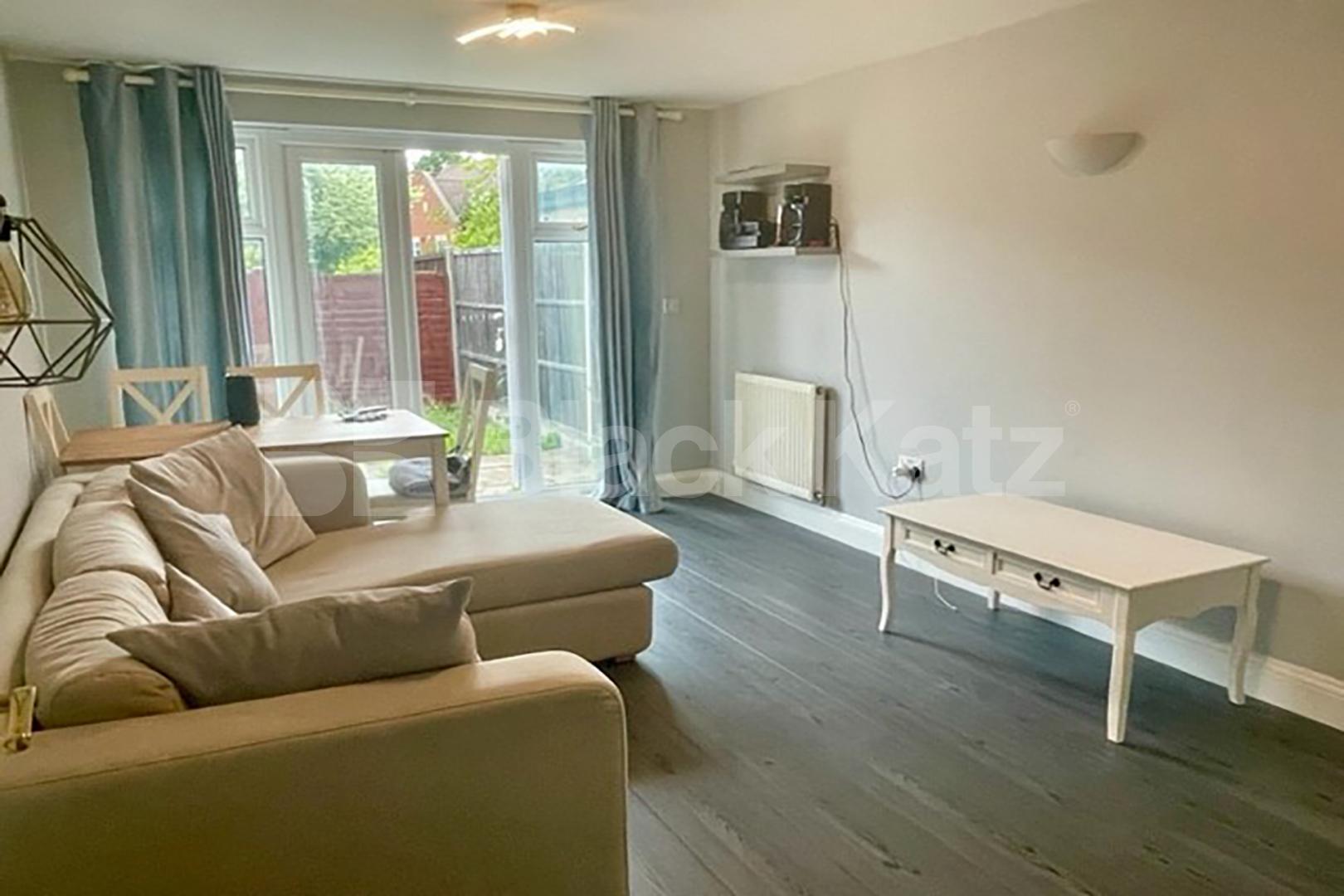 Spacious 1 bedroom flat with wood floors allocated parking & sole use of garden Cedar Heights, Cedar Road , Bushey, Watford