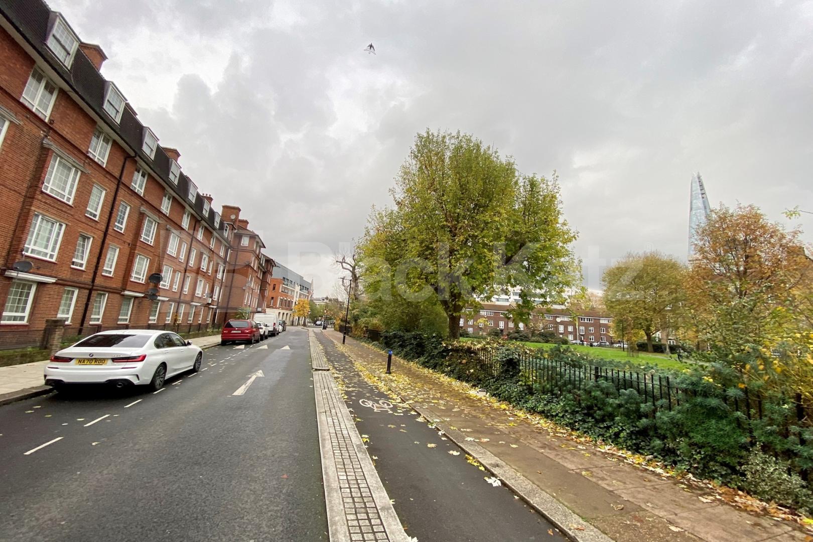 Superbly located by the green open spaces of Tabard Gardens Tabard street, London Bridge