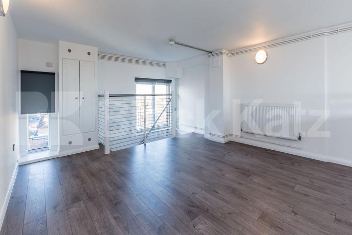 one bedroom in warehouse conversion with terrace and mezzanine  Ability Plaza, Dalston