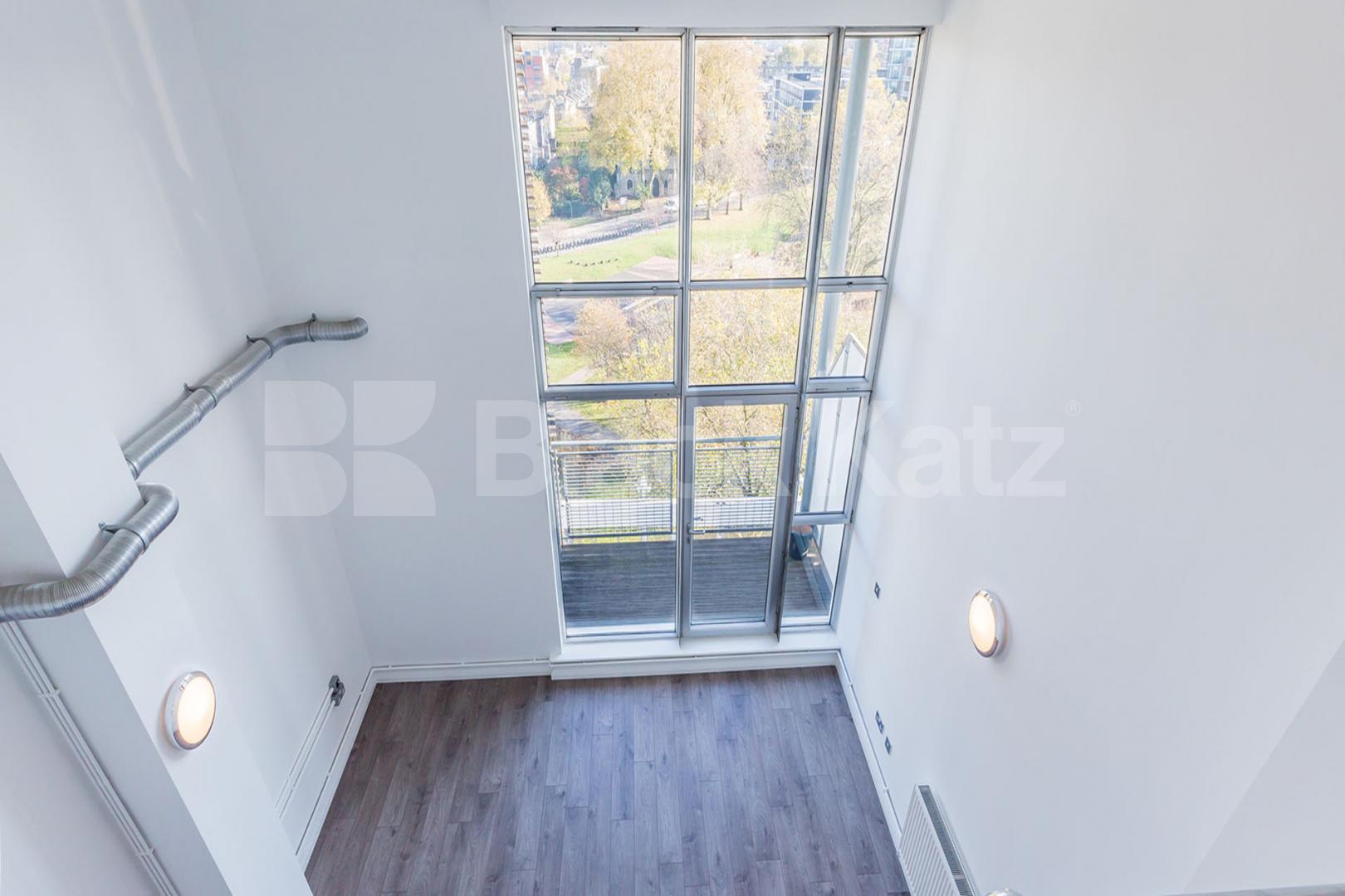 one bedroom in warehouse conversion with terrace and mezzanine  Ability Plaza, Dalston