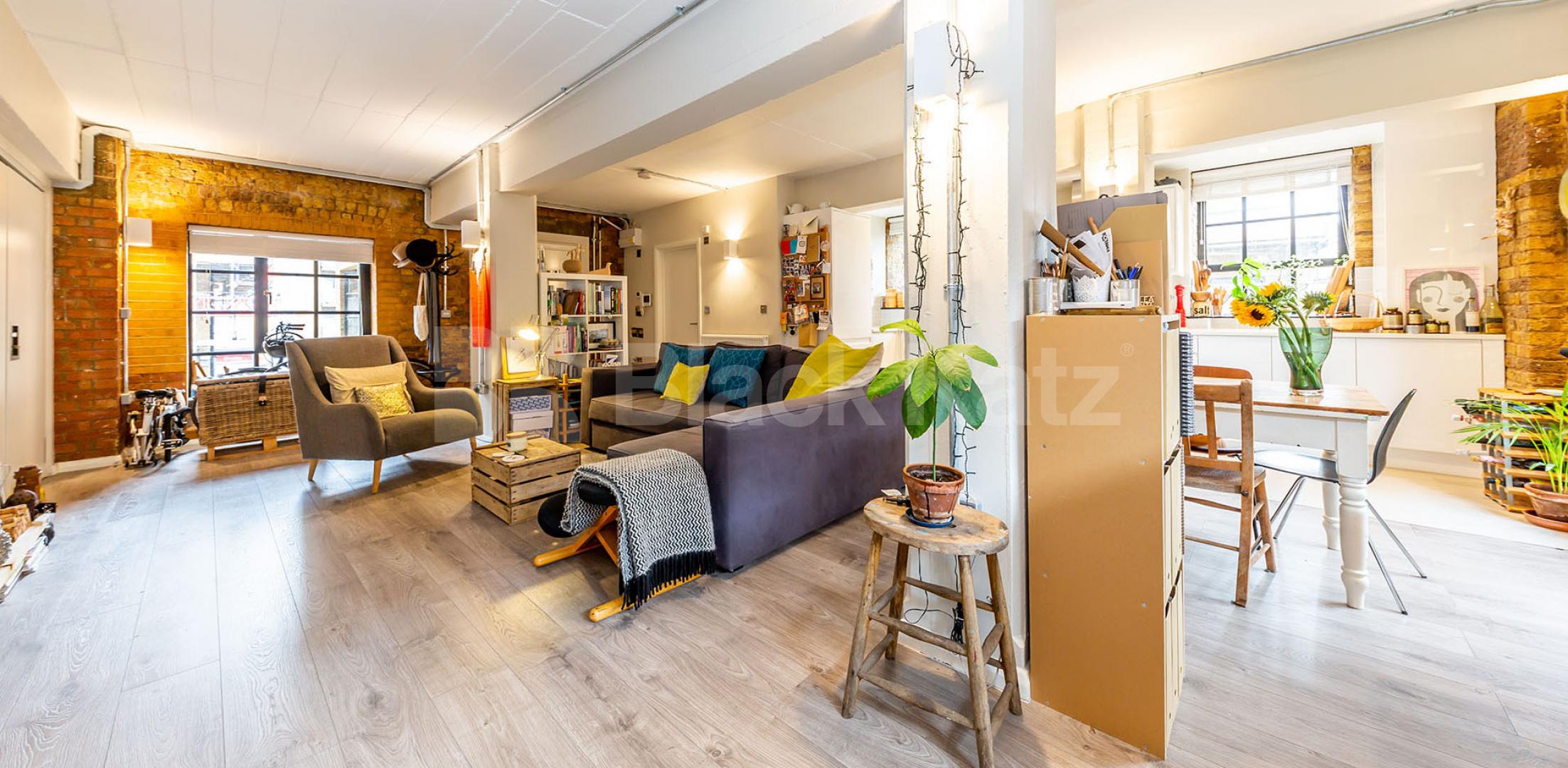 			WAREHOUSE CONVERSION WITH FLEXIBLE ROOM ARRANGEMENTS, 2 Bedroom, 1 bath, 1 reception Flat			 SPRINGFIELD HOUSE LOFTS-TYSSEN STREET, DALSTON-HAGGERSTON-SHOREDITCH