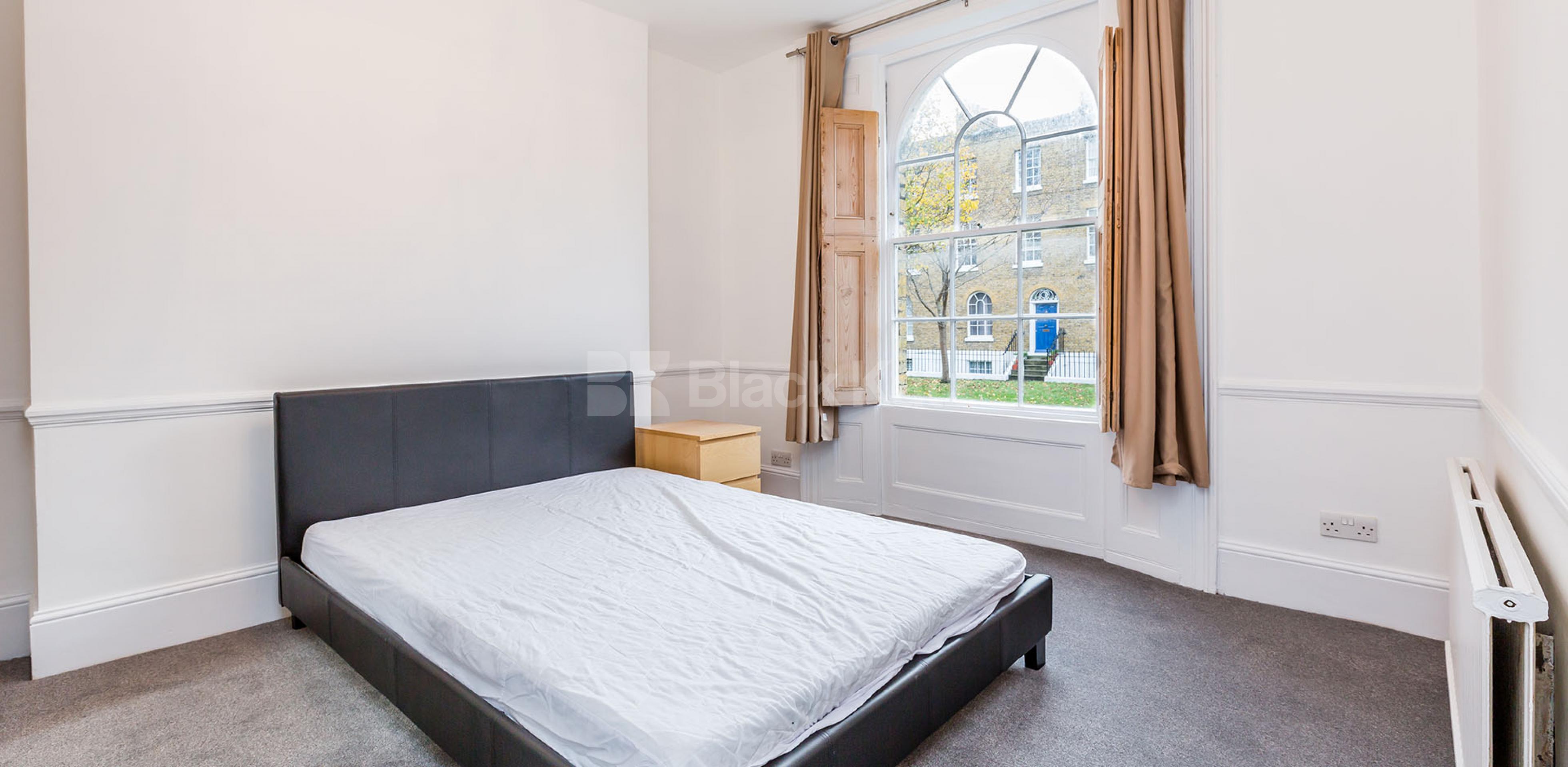 			BEAUTIFUL PERIOD CONVERSION , 2 Bedroom, 1 bath, 1 reception Flat			 Tibberton Square , ISLINGTON-CANONBURY-ANGEL N1