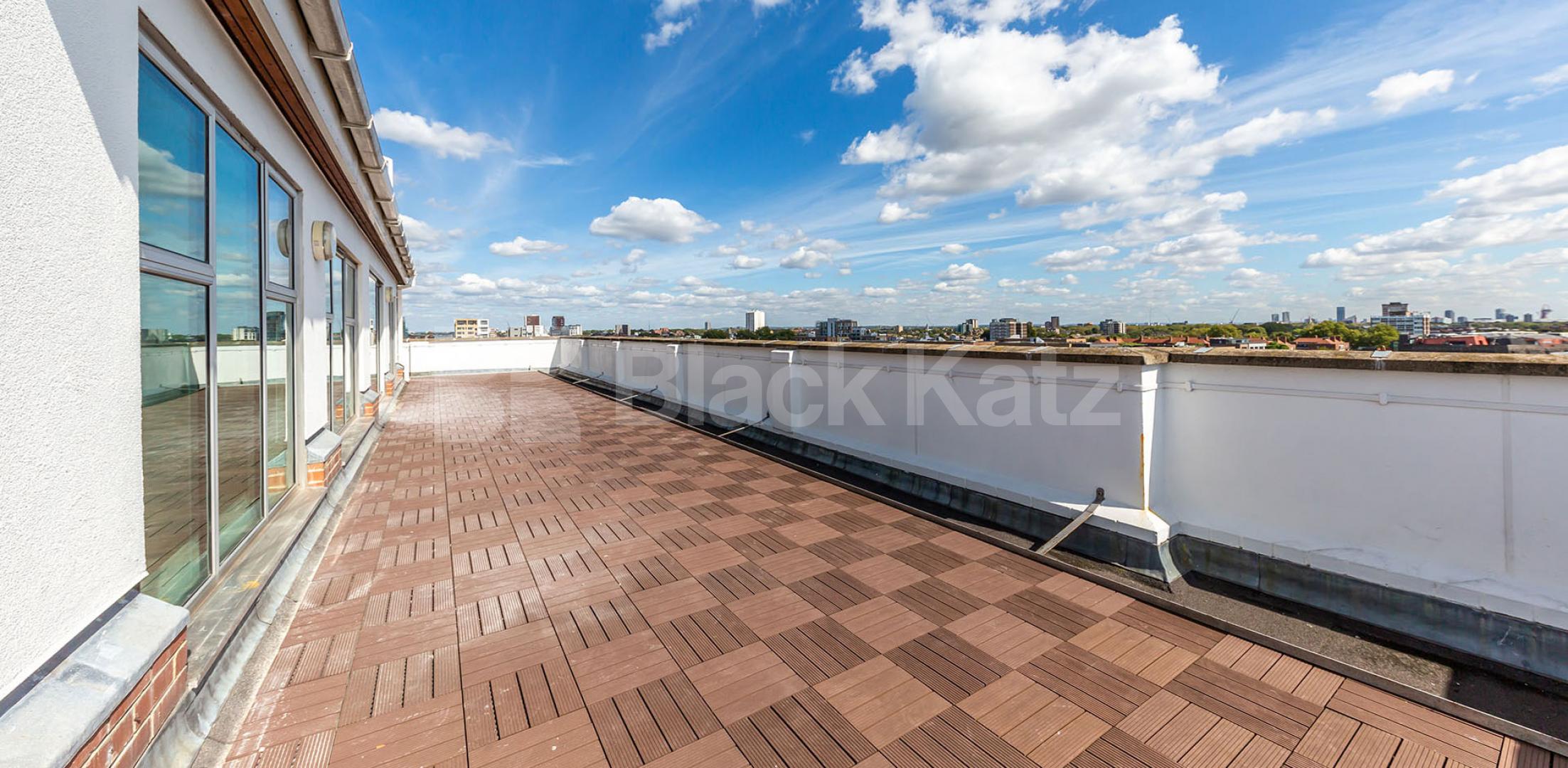 			LARGE 2 BEDROOM FLAT WITH PRIVATE TERRACE PENTHOUSE, 3 Bedroom, 1 bath, 1 reception Penthouse			 ABILITY VIEW-KINGSLAND ROAD, DALSTON/HAGGERSTON