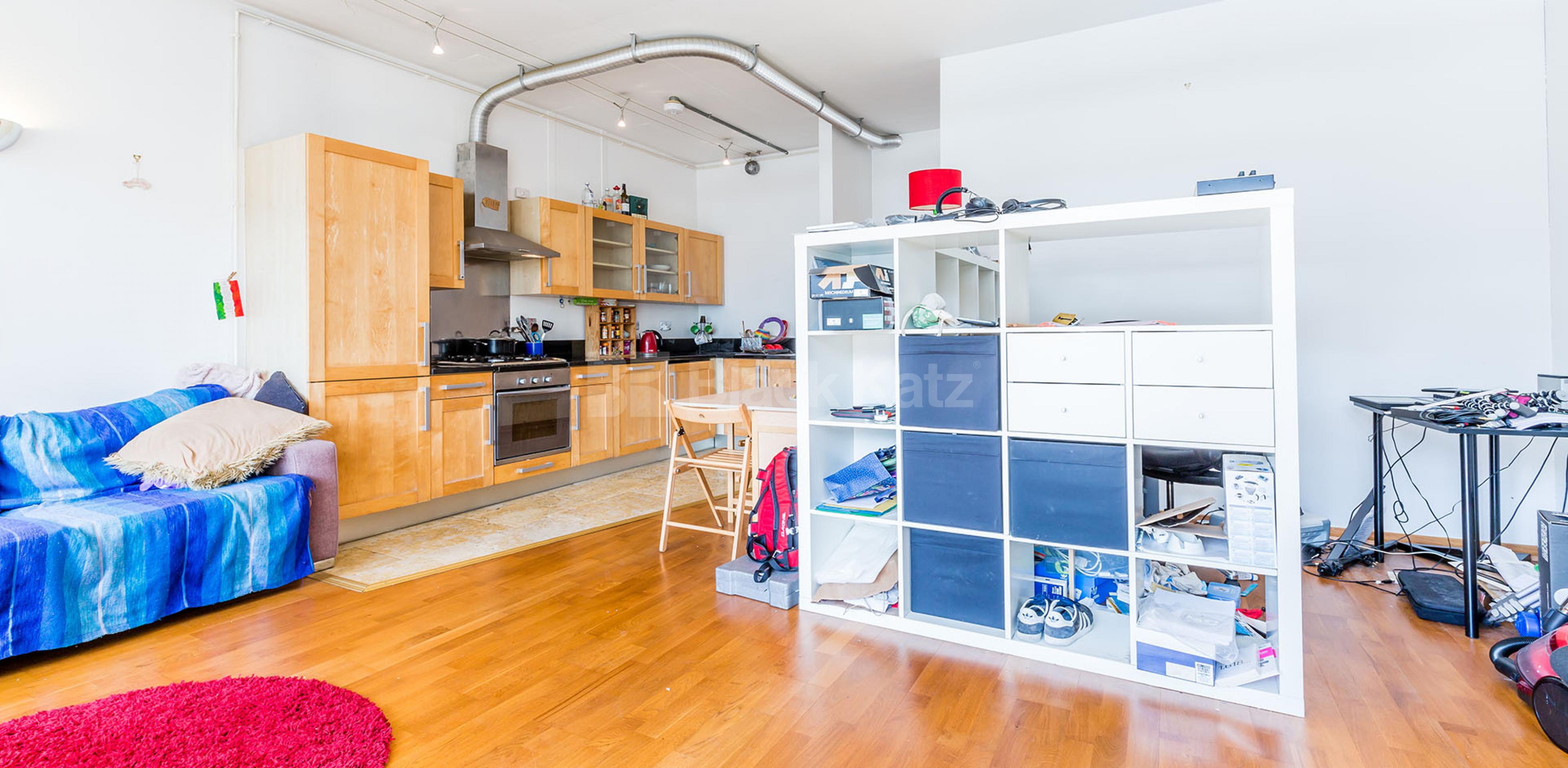 			STUNNING 1 BED WAREHOUSE APARTMENT, 1 Bedroom, 1 bath, 1 reception Flat			 ABILITY PLAZA-KINGSLAND ROAD, DALSTON/HAGGERSTON E8