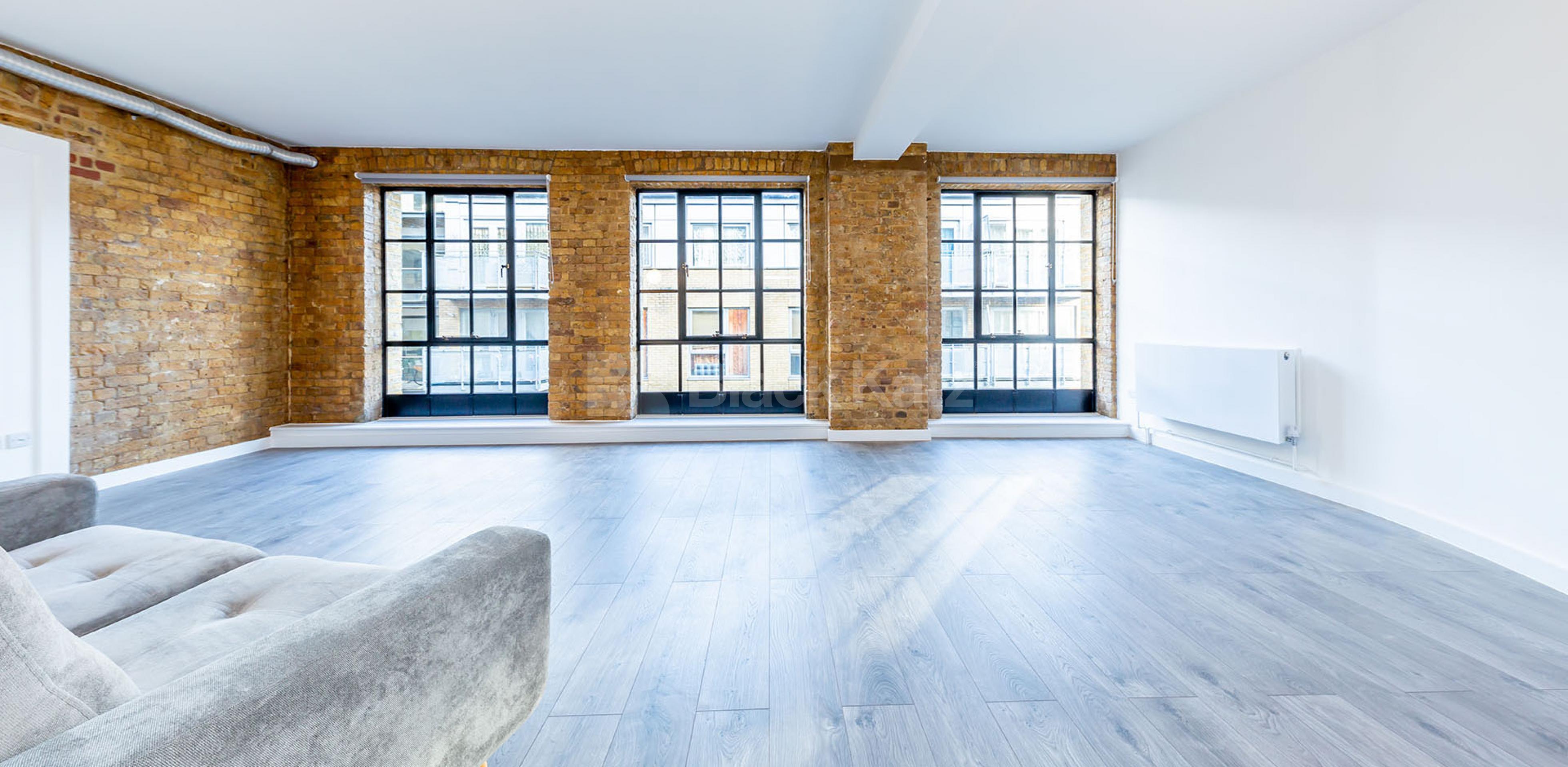 			2 BED 2 BATH WAREHOUSE APARTMENT , 2 Bedroom, 1 bath, 1 reception Apartment			 SPRINGFIELD HOUSE LOFTS-TYSSEN STREET, DALSTON/HAGGERSTON E8