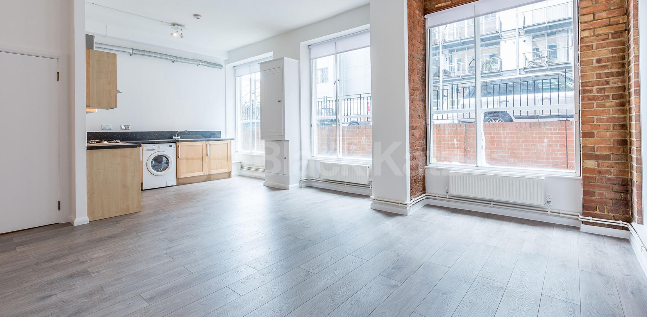 			STUNNING NEWLY REFURBISHED 1 BED WAREHOUSE APARTMENT, 1 Bedroom, 1 bath, 1 reception Flat			 ABILITY PLAZA-KINGSLAND ROAD, DALSTON-HAGGERSTON-SHOREDITCH