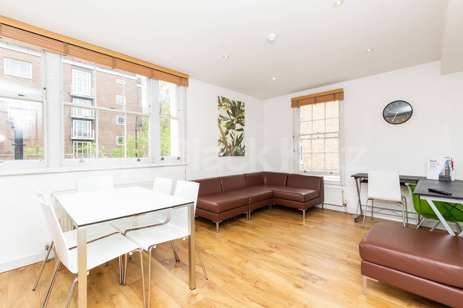 			4 Bedroom, 1 bath, 1 reception Apartment			 BYNG PLACE WC1E, RUSSELL SQUARE - EUSTON - FITZROVIA 