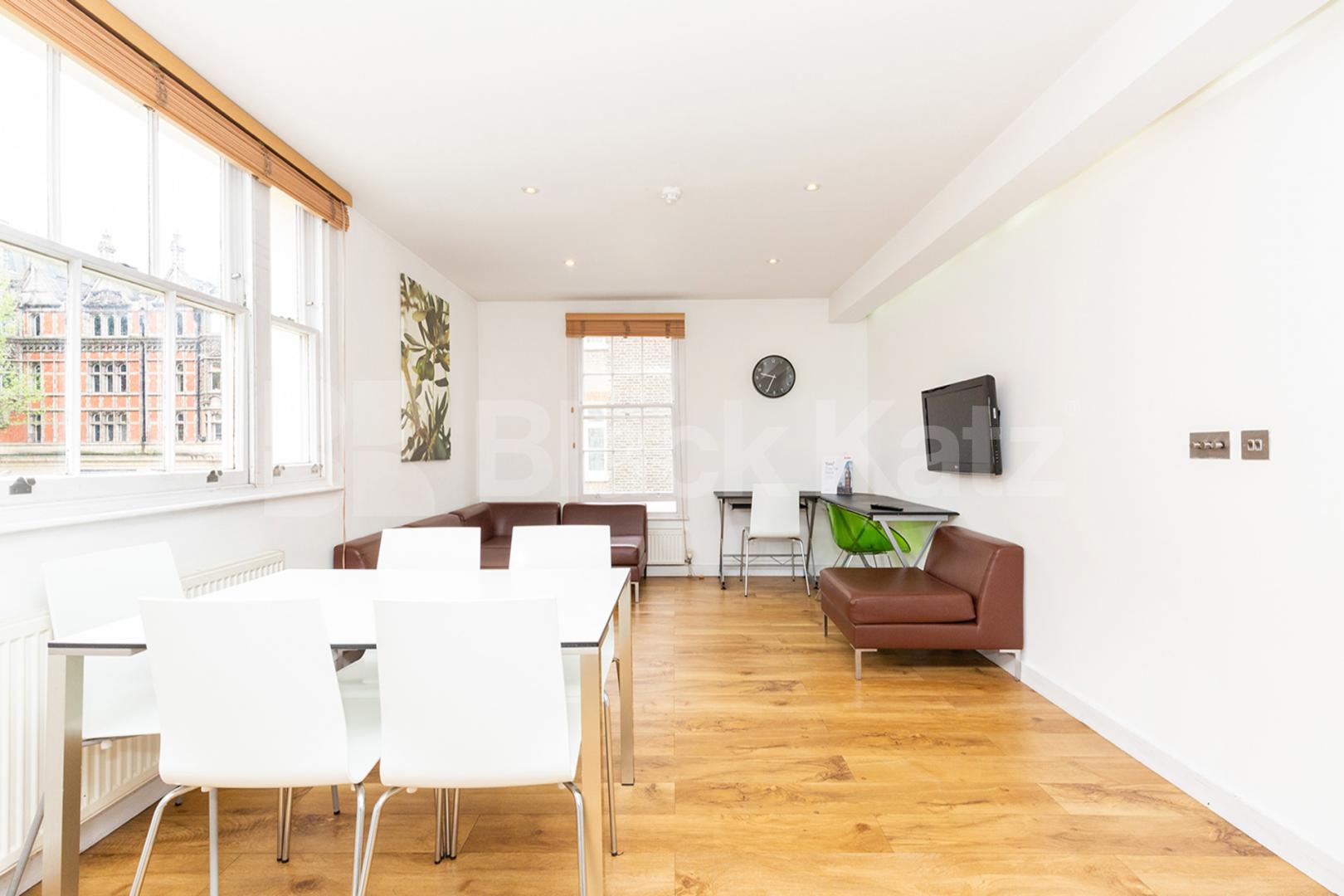			4 Bedroom, 1 bath, 1 reception Apartment			 BYNG PLACE WC1E, RUSSELL SQUARE - EUSTON - FITZROVIA 