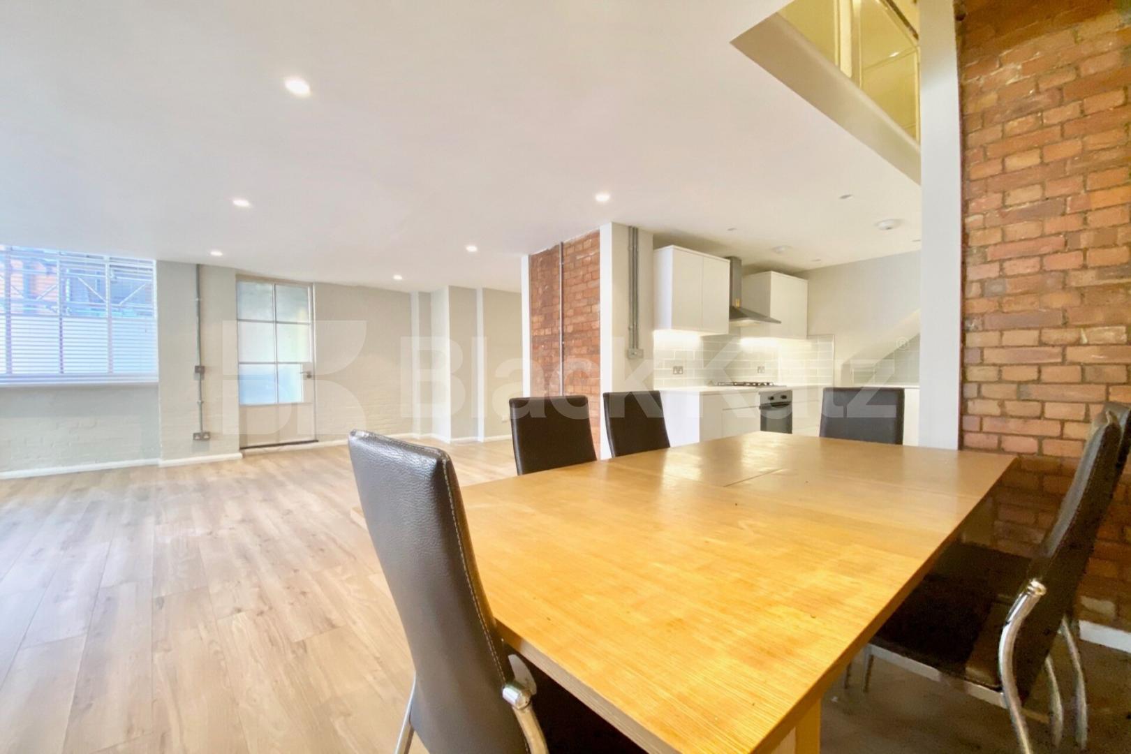 Modern Split level 3 bed 2 bath warehouse conversion with exposed brick Dove Road, Canonbury 