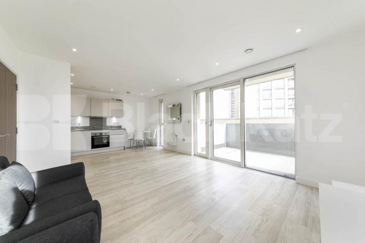 This is an exquisitely finished, two bedroom, two bathroom property situated in a highly desirable new-build Moorhen drive, London, NW9,  London