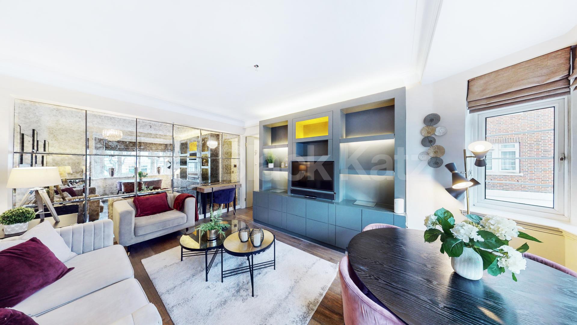 We are proud to present this stunning one bedroom apartment in a luxury Kensington mansion block that is inclusive of heating and hot water bills Pembroke Road, London, W8,  London