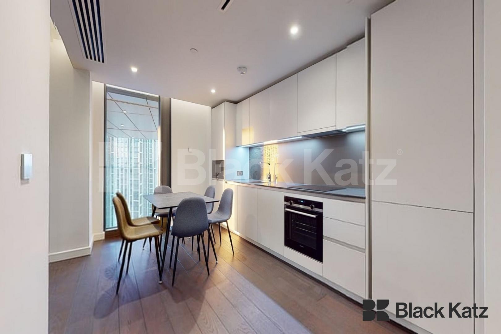 			New Instruction , 3 Bedroom, 3 bath, 1 reception Apartment			 Damac Tower, Bondway, Nine Elms