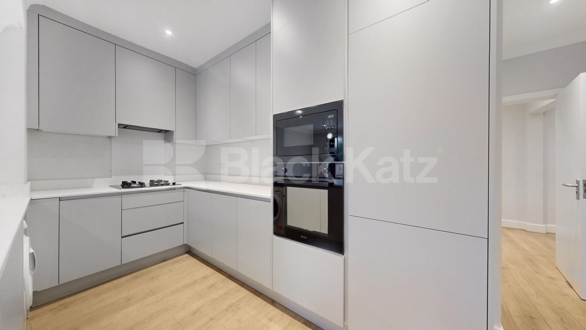 A beautifully presented and recently renovated two-bedroom, one-bathroom garden flat, ideally located on the ground floor of a residential property on the popular Deerhurst Road, NW2.The property boasts a spacious modern open-plan lounge and kitchen  Deerhurst Road, London, NW2,  London