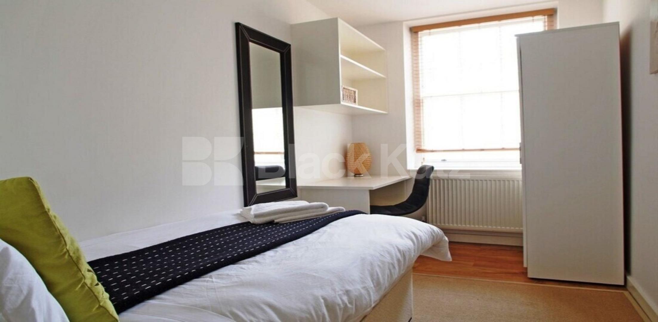 			ZONE 1 LOCATION, 5 Bedroom, 1 bath, 1 reception Apartment			 BYNG PLACE WC1E, RUSSELL SQUARE - EUSTON - FITZROVIA 