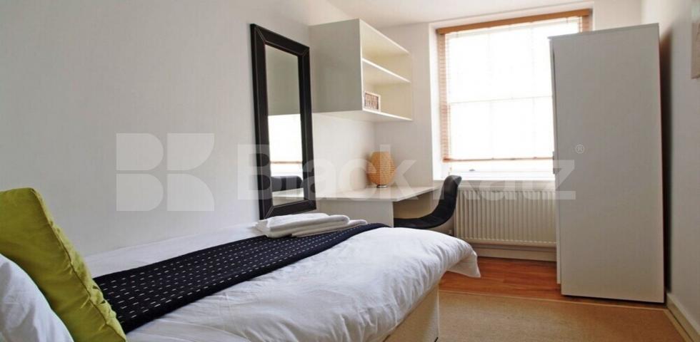 			ZONE 1 LOCATION, 5 Bedroom, 1 bath, 1 reception Apartment			 BYNG PLACE WC1E, RUSSELL SQUARE - EUSTON - FITZROVIA 