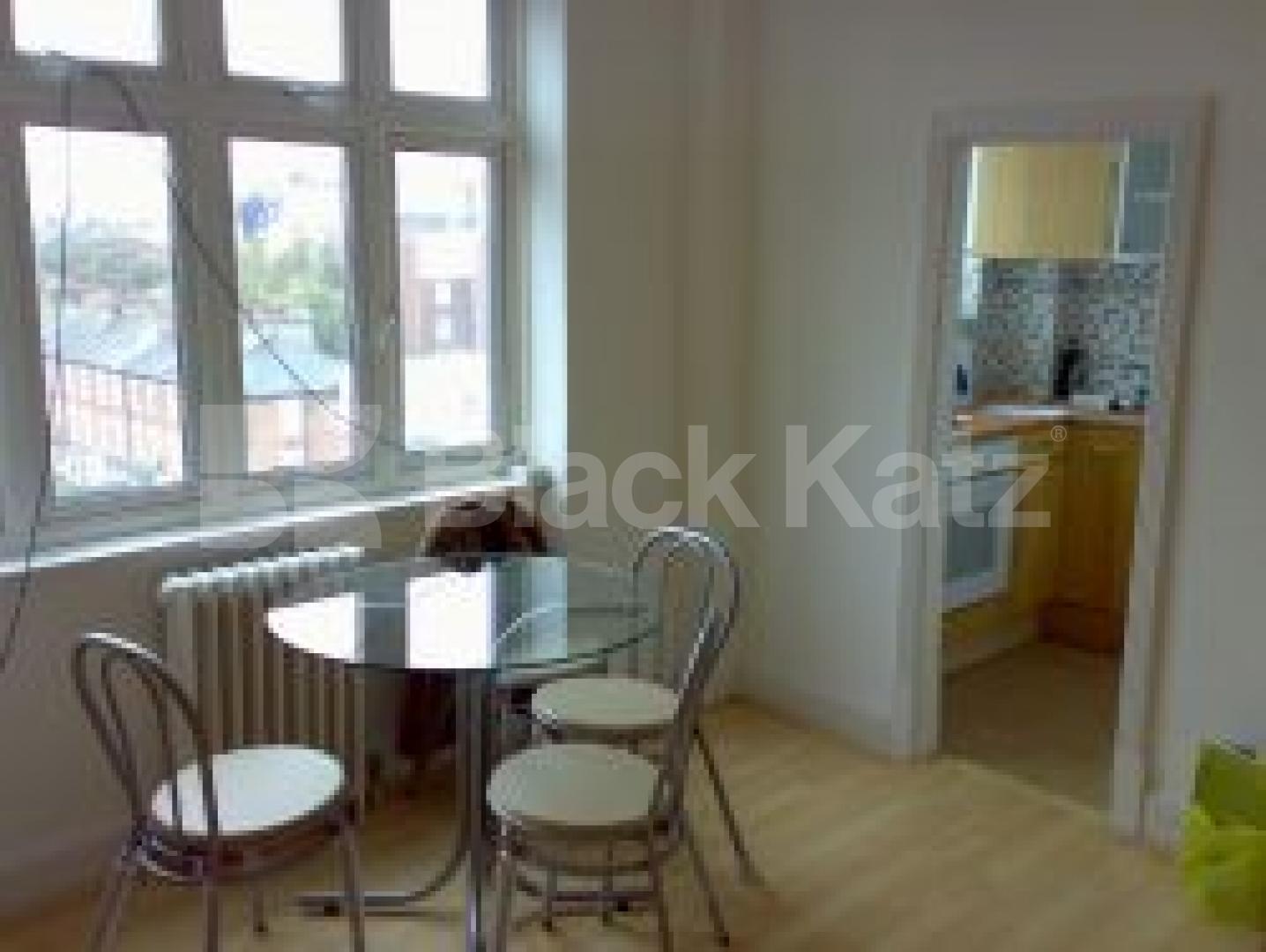 			new instruction, Studio Apartment, 1 bath, 1 reception Flat			 Hall Road, St Johns Wood