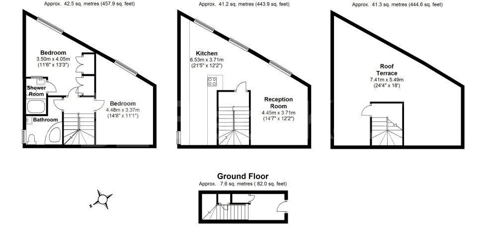 			UNDER OFFER , 2 Bedroom, 1 bath, 1 reception Maisonette			 Doyce Street , London Bridge / Borough