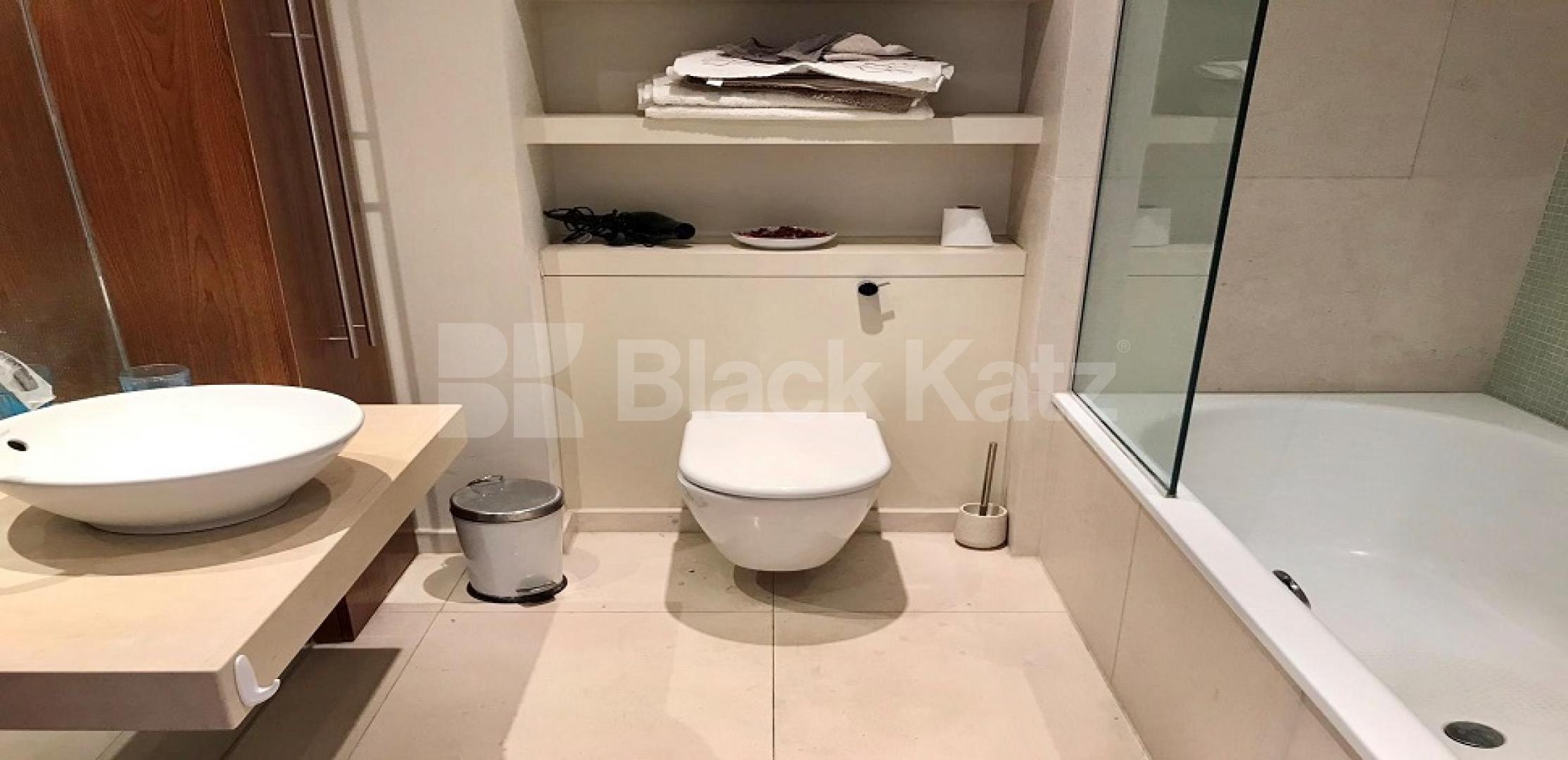 			LET , 2 Bedroom, 1 bath, 1 reception Apartment			 New Providence Wharf, Blackwell