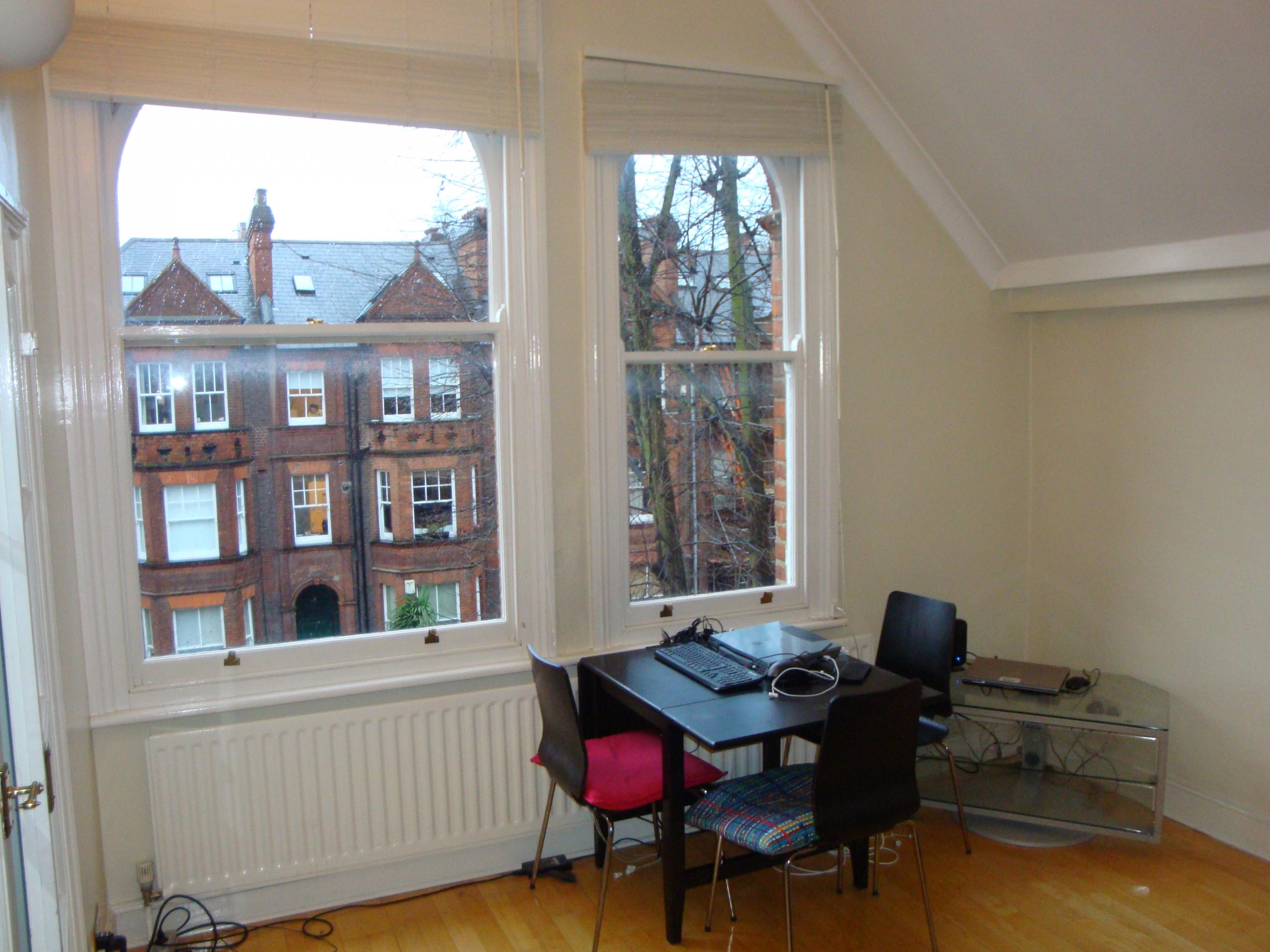 			Huge communal gardens, 2 Bedroom, 1 bath, 1 reception Flat			 Greencroft Gardens, WEST HAMPSTEAD NW6
