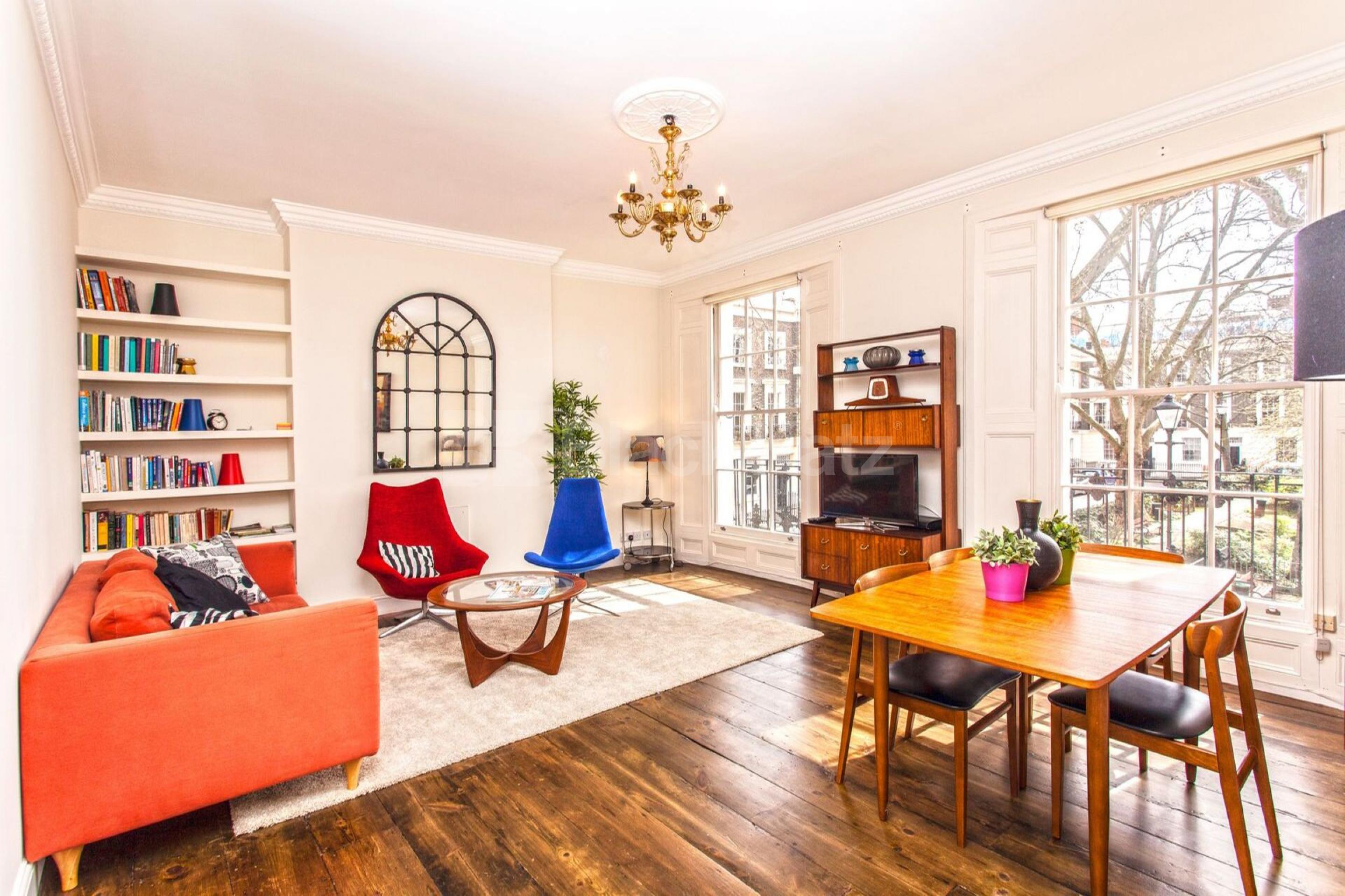 Located in one of WC1X prime garden squares close to Bloomsbury Granville Square, Kings Cross / Clerkenwell  WC1X