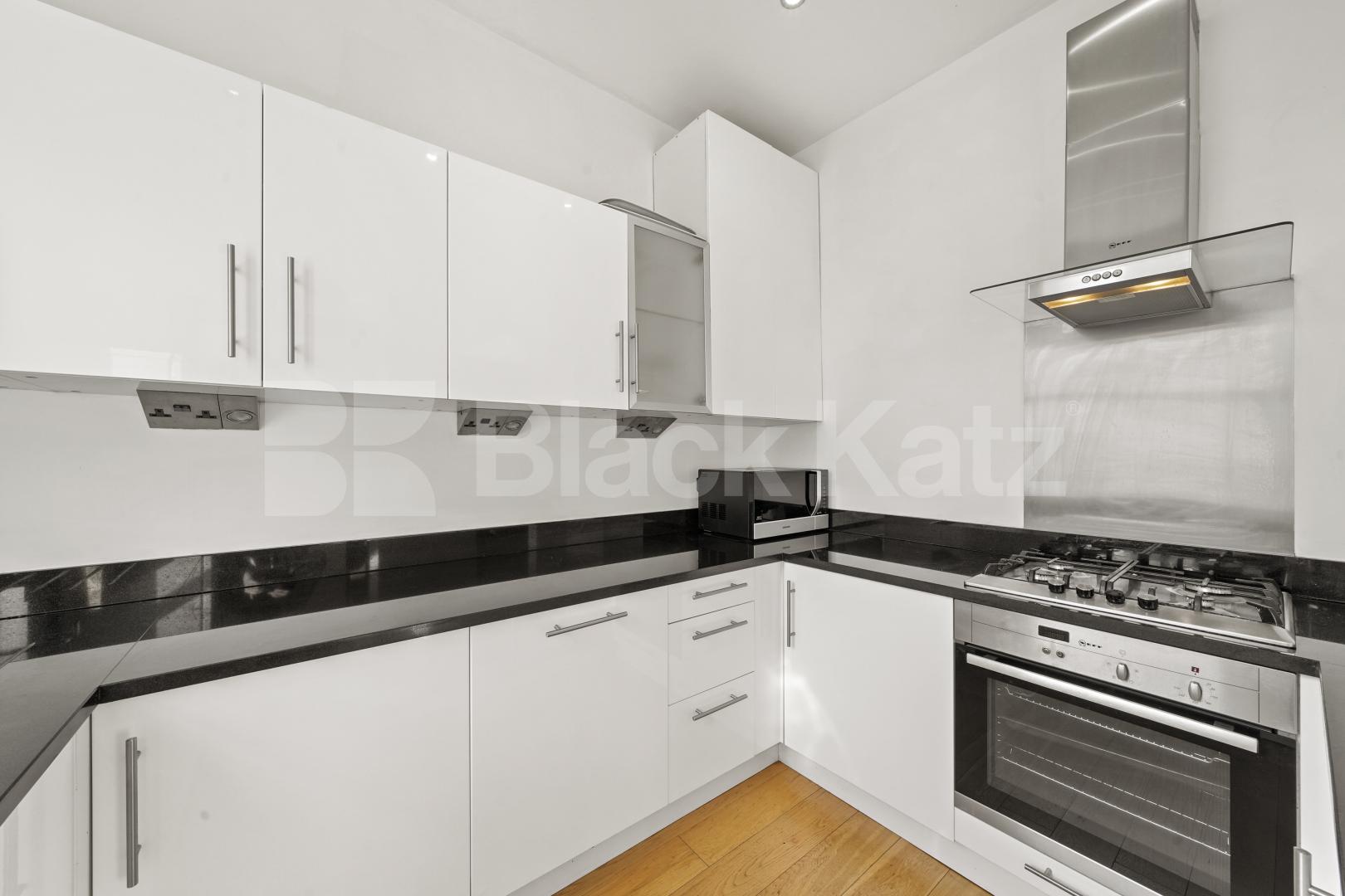A spacious and well-presented two-bedroom, two-bathroom furnished apartment situated on the first floor of a well-maintained period building on the sought-after Priory Terrace, NW6.The property offers two generous double bedrooms, including a princip Priory Terrace, London, NW6,  London