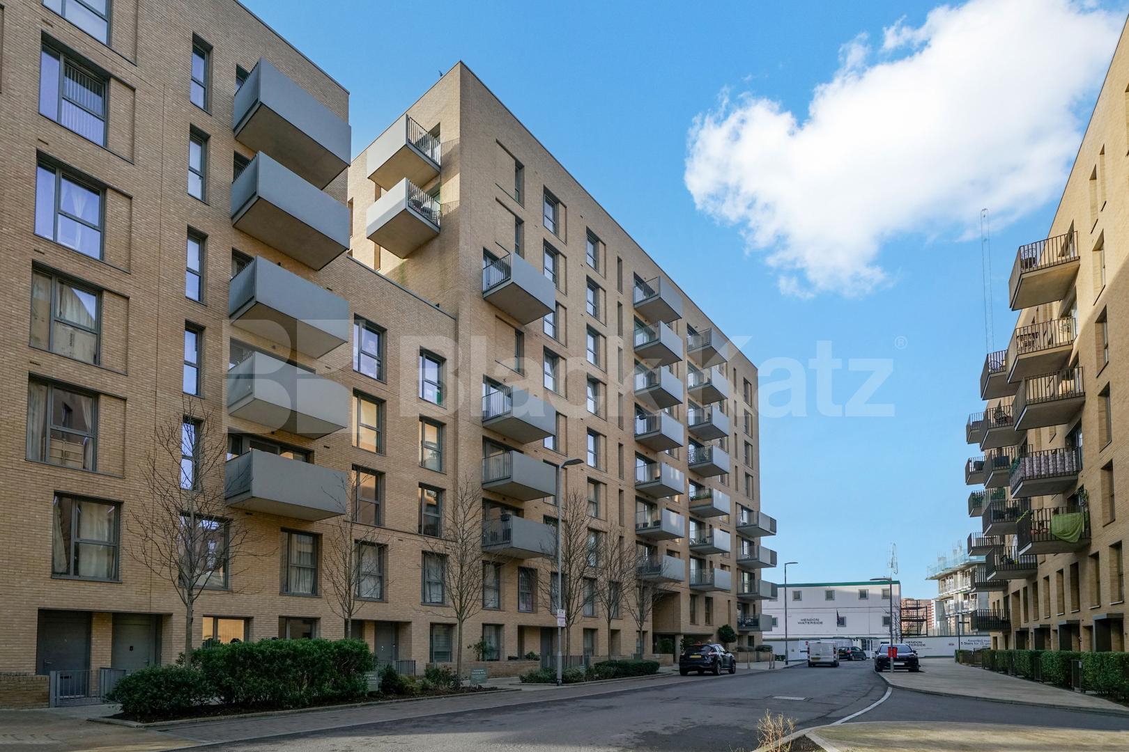 This is an exquisitely finished, two bedroom, two bathroom property situated in a highly desirable new-build Moorhen drive, London, NW9,  London