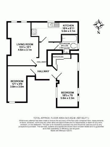 			2 Bedroom, 1 bath, 1 reception Flat			 Fawley Road , WEST HAMPSTEAD