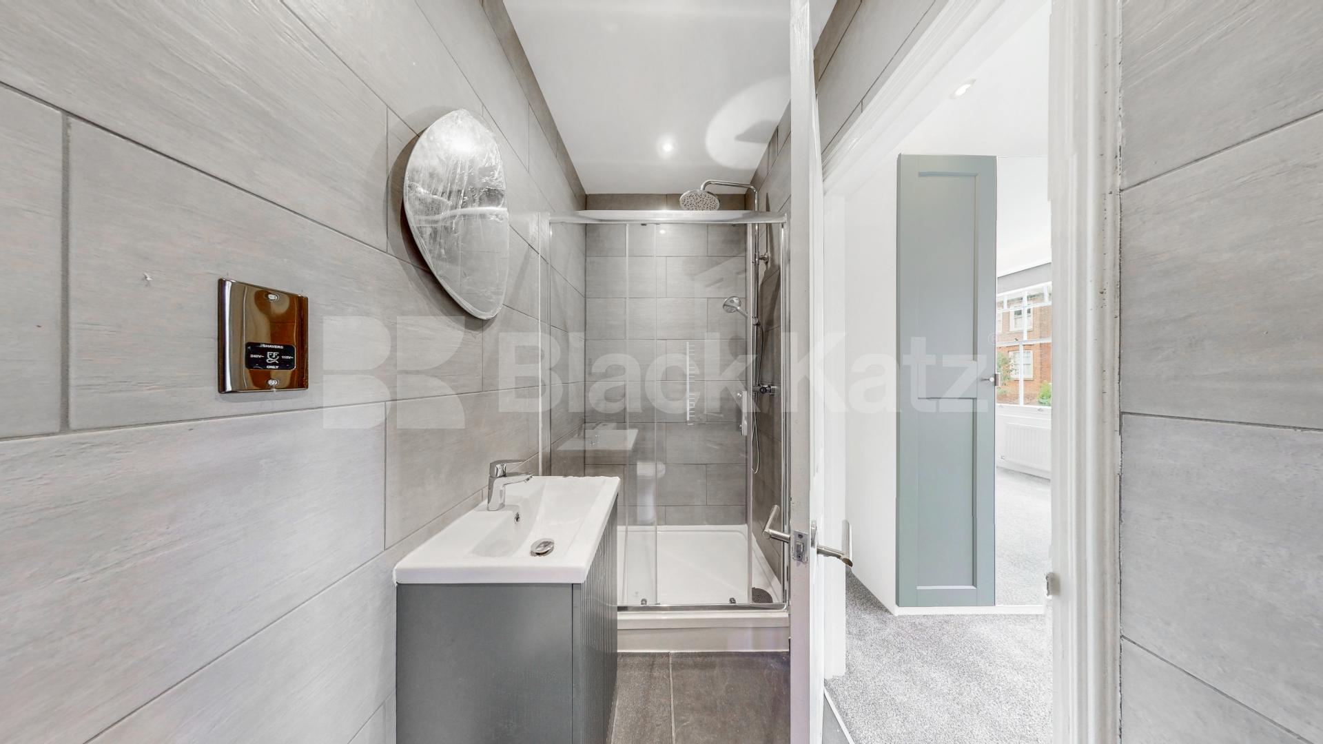 This beautifully renovated three-bedroom, two-bathroom apartment is ideally located on Sarre Road, NW2, at the West Hampstead end of the street, offering excellent access to the area's popular cafés, restaurants, shops, and transport links.Finished  Sarre Road, London, NW2,  London