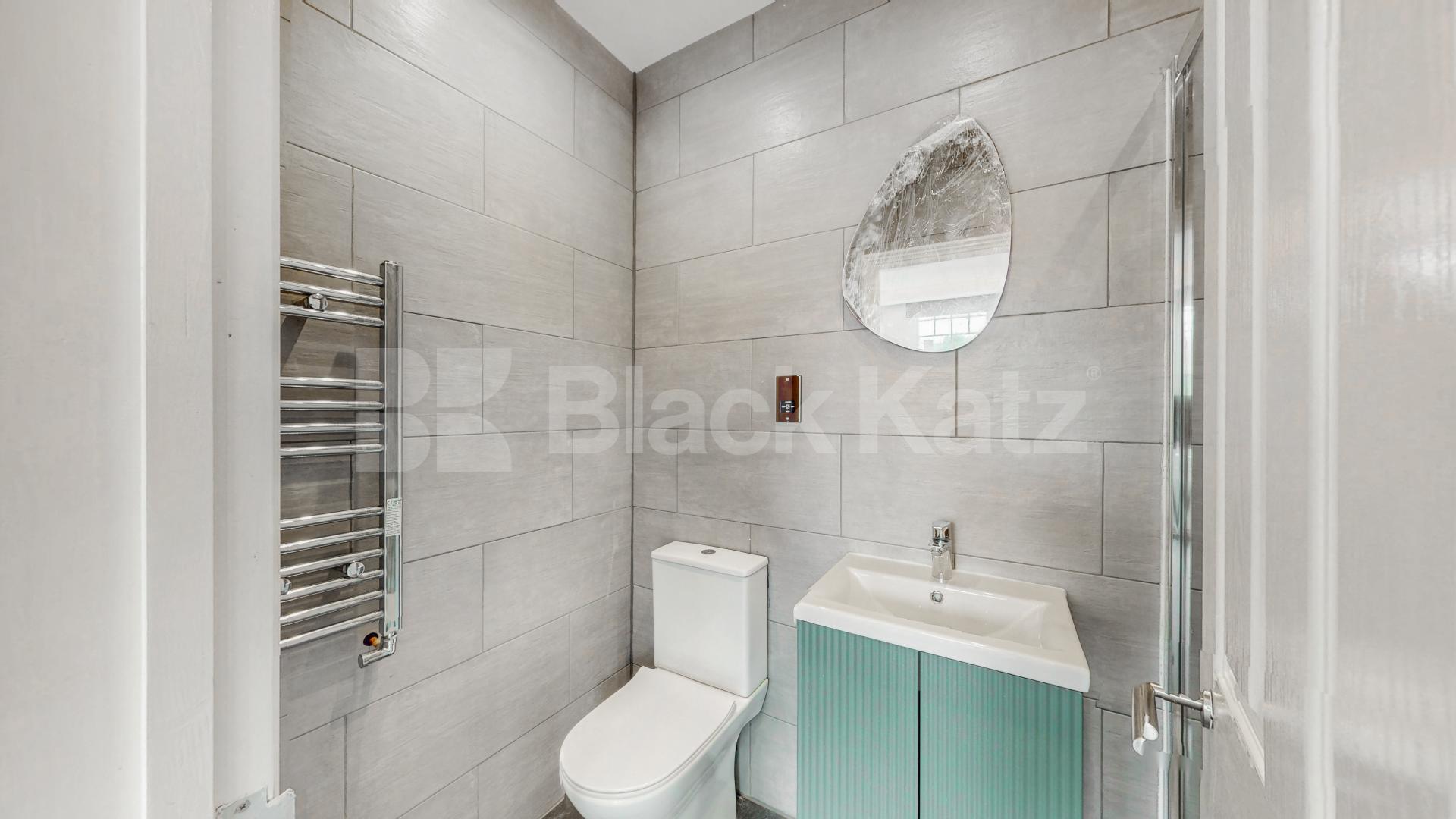 This beautifully renovated three-bedroom, two-bathroom apartment is ideally located on Sarre Road, NW2, at the West Hampstead end of the street, offering excellent access to the area's popular cafés, restaurants, shops, and transport links.Finished  Sarre Road, London, NW2,  London