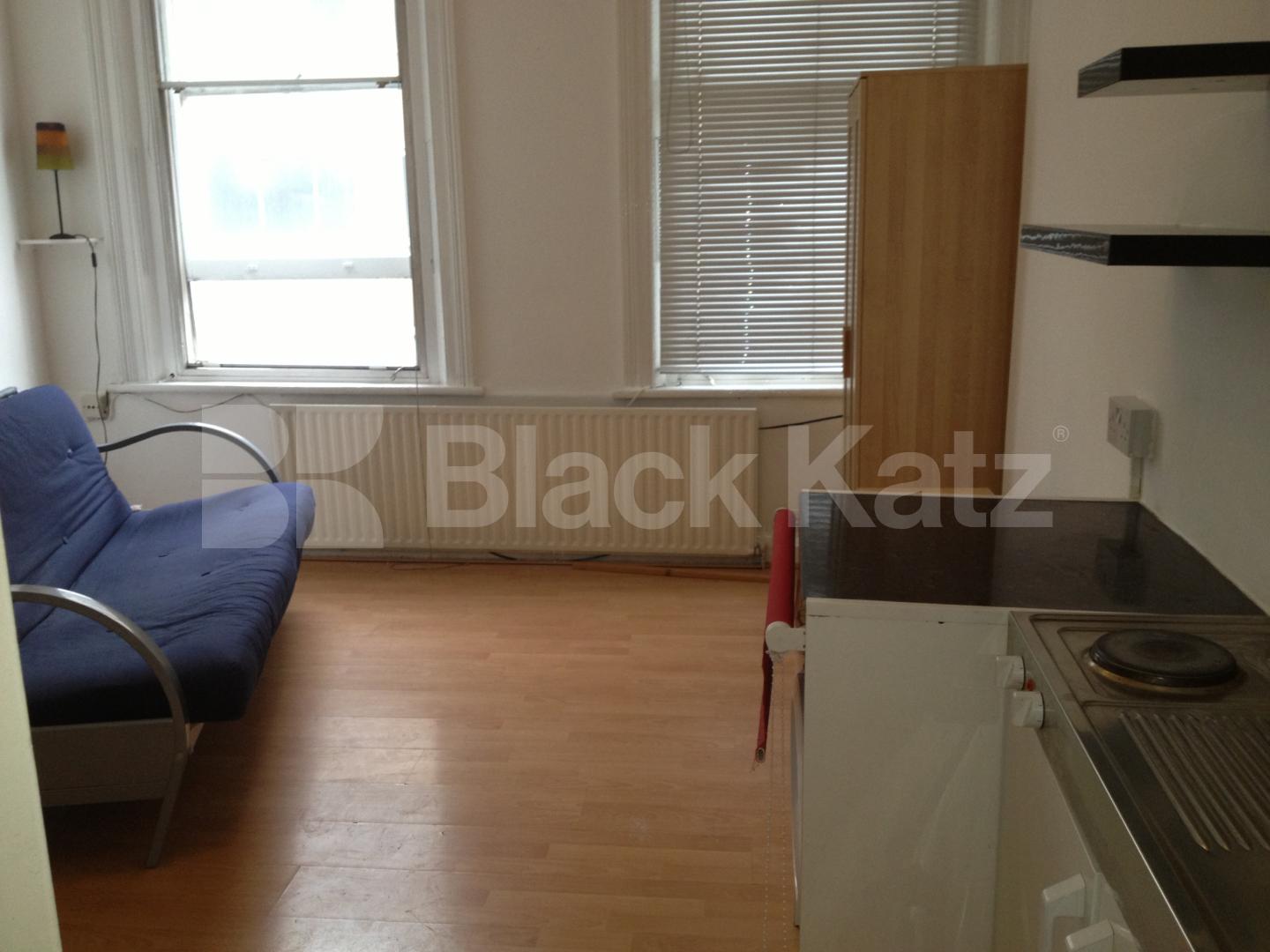 			NEW INSTRUCTION (One Month Deposit), Studio Apartment, 1 bath, 1 reception Flat			 Maclise Road, Kensington Olympia