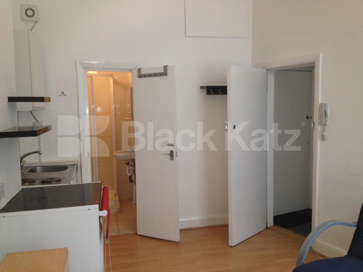 			NEW INSTRUCTION (One Month Deposit), Studio Apartment, 1 bath, 1 reception Flat			 Maclise Road, Kensington Olympia