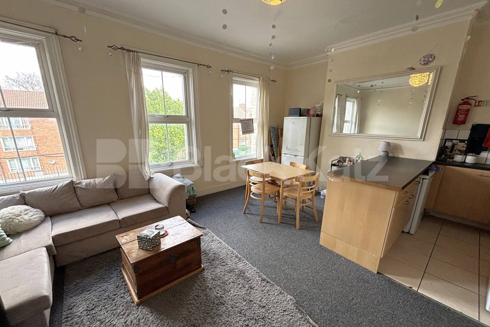 Arranged over three floors, two bathrooms & 1100 Sq.Ft.   Wandsworth Road, Clapham