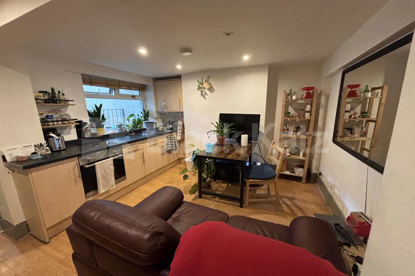 Georgian conversion spread on the ground floor with charming patio garden  Wansey Street, London Bridge