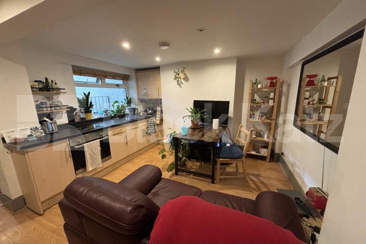 Georgian conversion spread on the ground floor with charming patio garden  Wansey Street, London Bridge