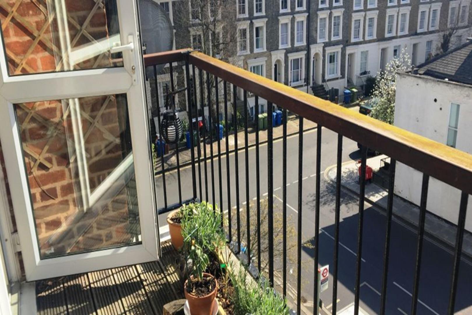 Beautiful Mid-Century development with charming balcony Lorrimore Road, Kennington