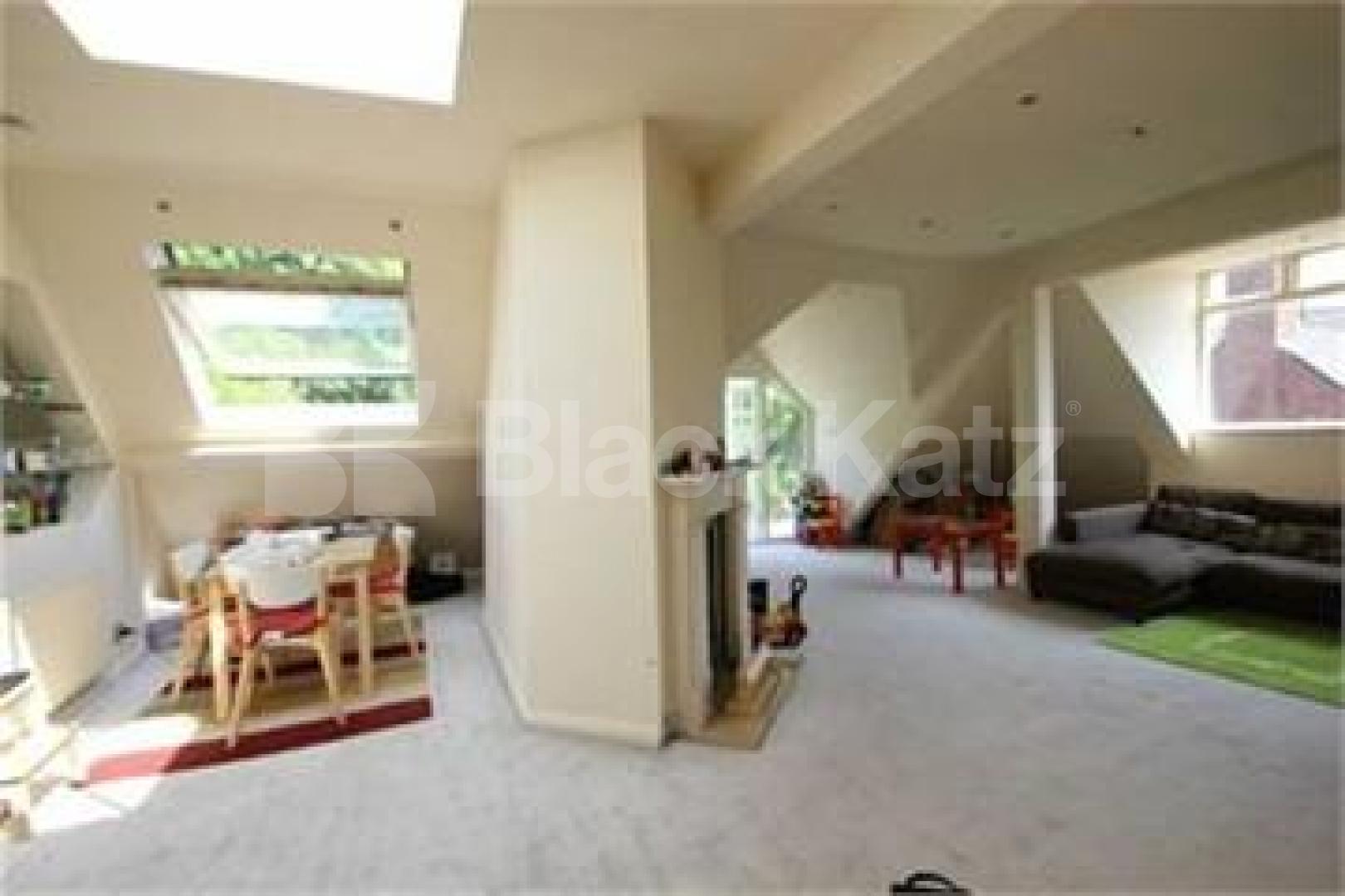 			Stunning loft style Penthouse, 2 Bedroom, 1 bath, 1 reception Penthouse			 Lindfield gardens, HAMPSTEAD