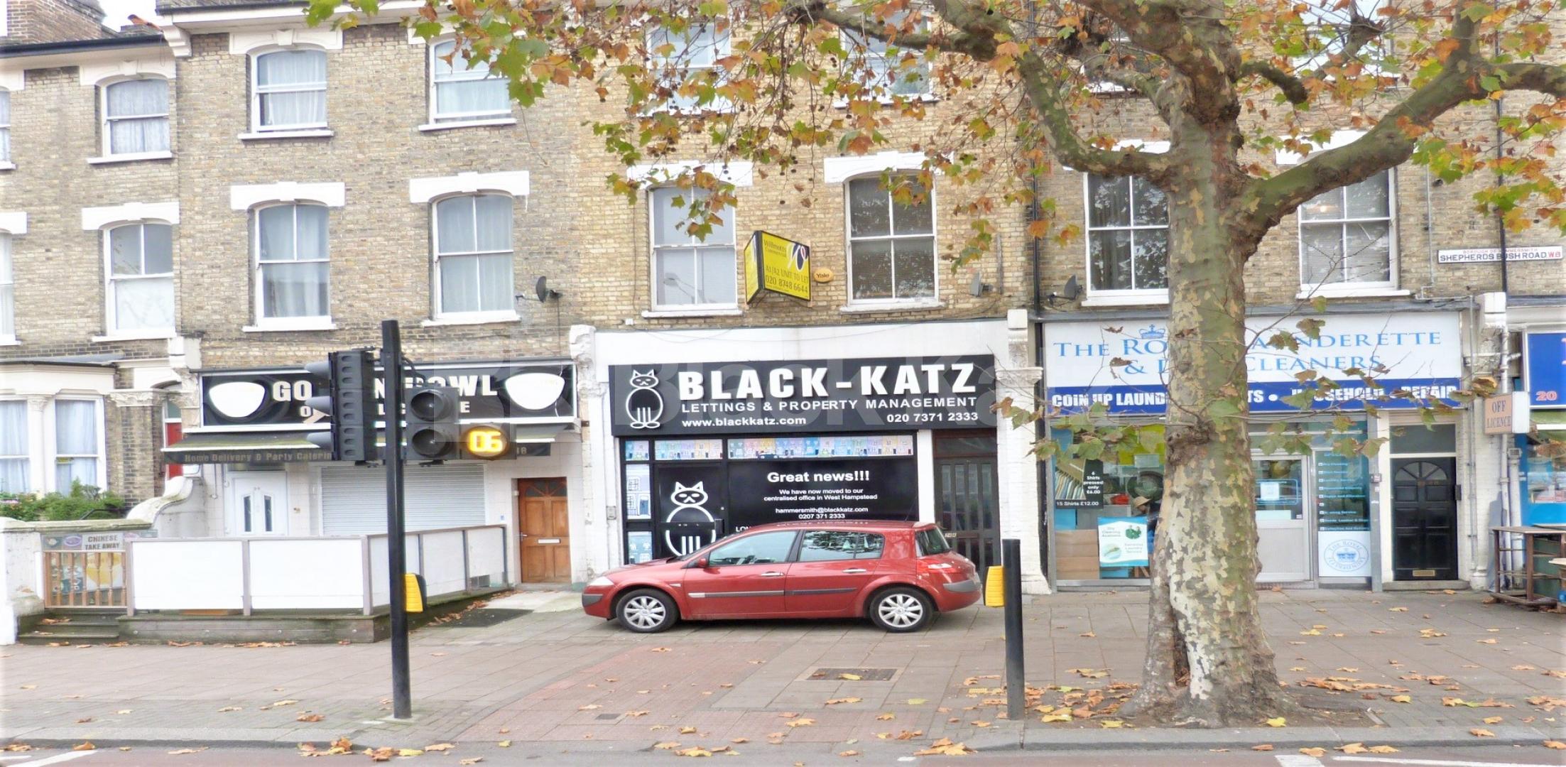 			2 Bedroom, 1 bath, 1 reception Flat			 Shepherds Bush Road, Shepherds Bush